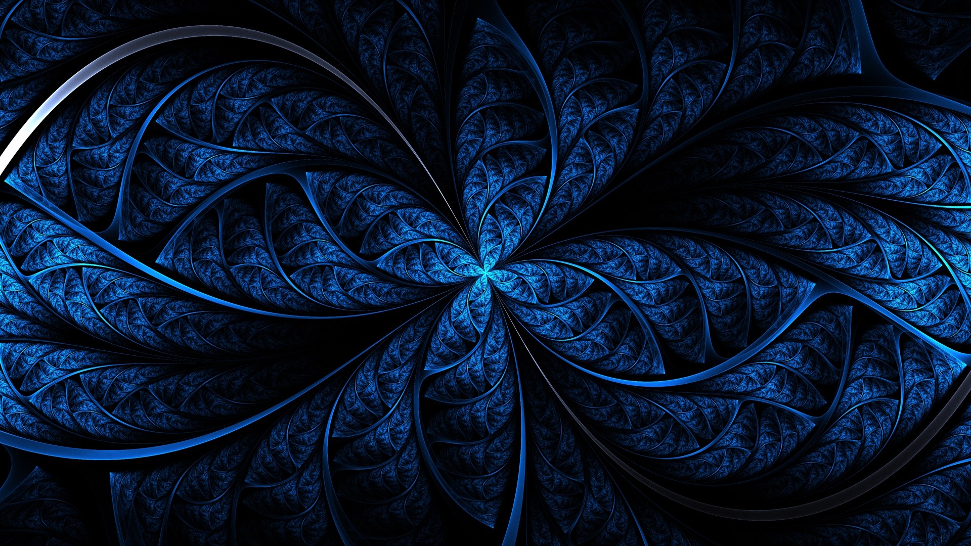 General 1920x1080 blue abstract dark texture digital art