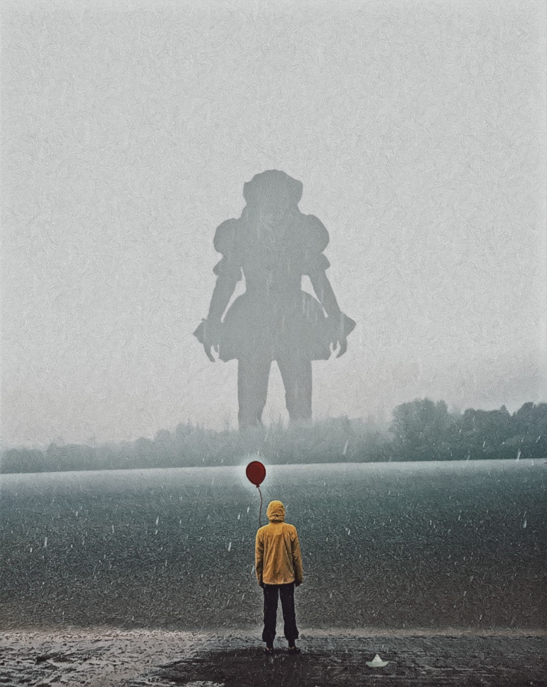 General 1080x1355 movie poster film stills movie characters pennywise horror Horror movies creepy digital art graphic design photography photoshopped poster It (movie)