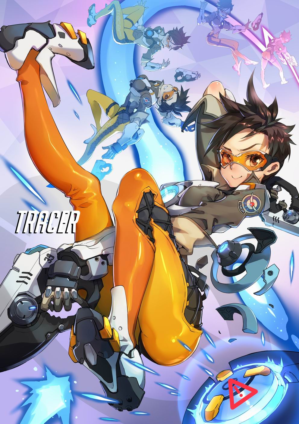 Anime 992x1403 Overwatch Tracer (Overwatch) video game art