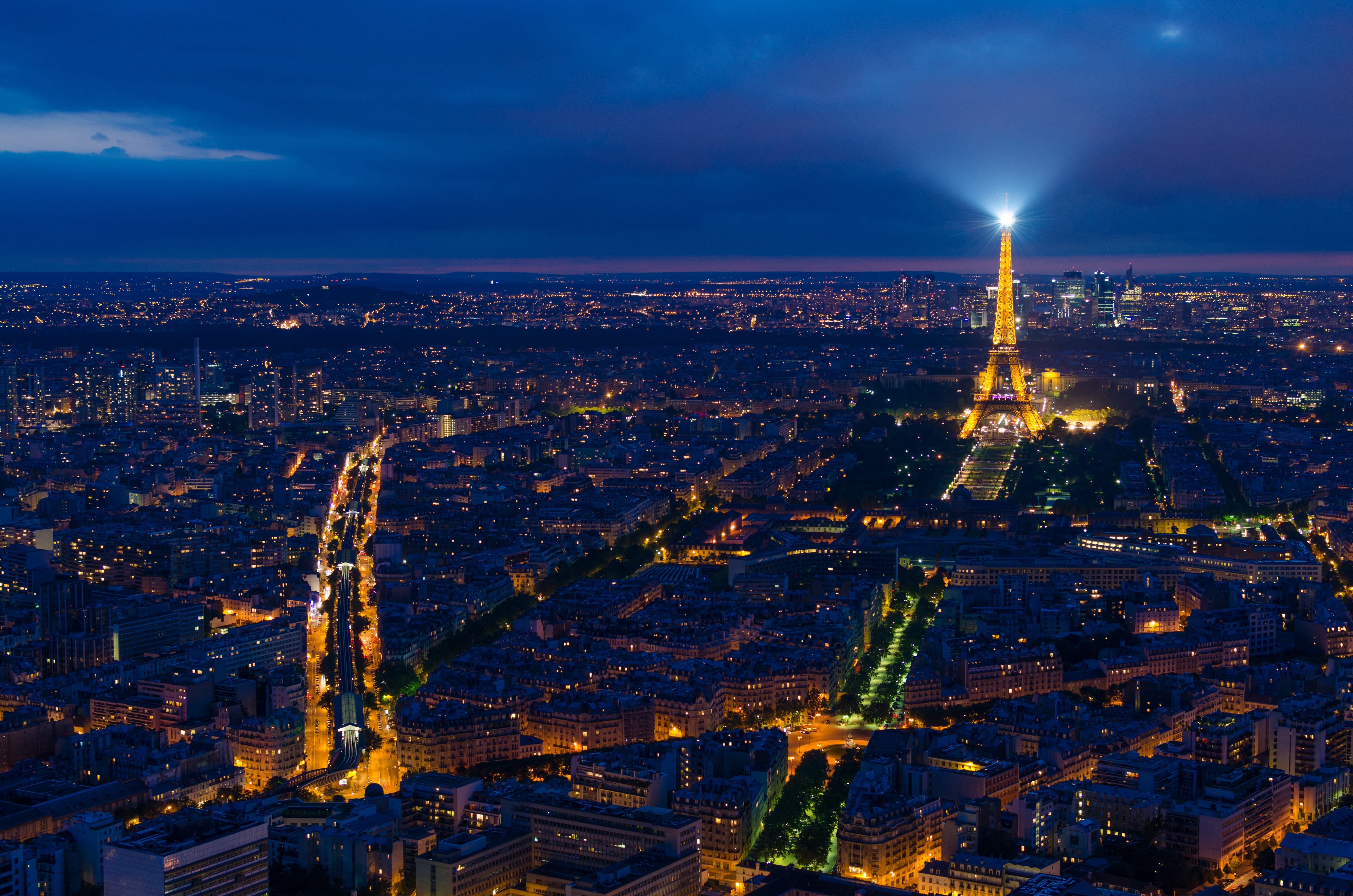 General 4928x3264 Eiffel Tower Paris night city lights 500px
