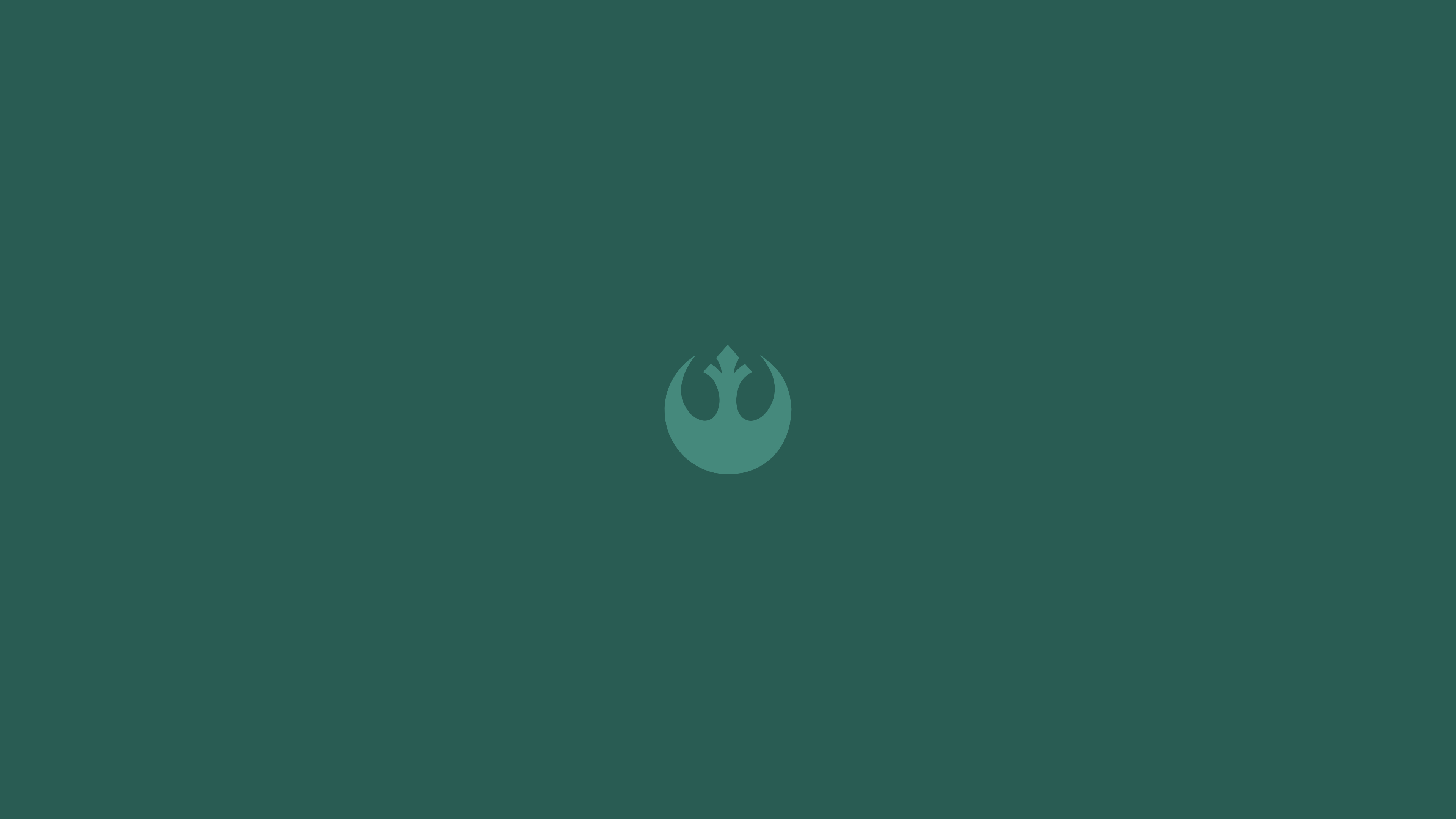 General 3840x2160 Star Wars Rebel Alliance minimalism digital art simple background logo