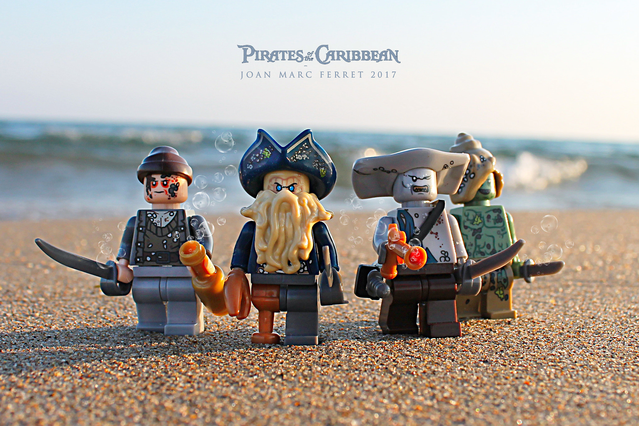 General 2048x1365 500px LEGO toys sand Pirates of the Caribbean 2017 (Year) Davy Jones figurines Joan Marc Ferret movie characters closeup miniatures watermarked