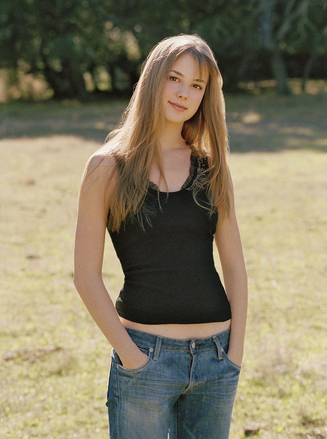 People 1120x1500 Emily Vancamp women actress jeans long hair hands in pockets grass Canadian portrait display
