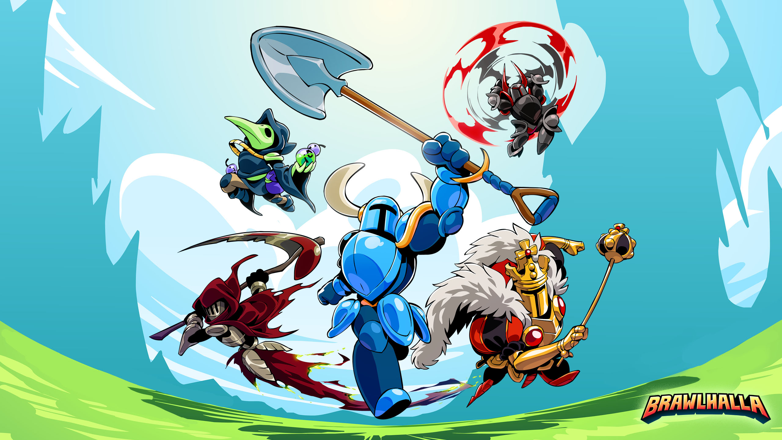 General 2560x1440 Brawlhalla game posters Shovel Knight video games Ubisoft