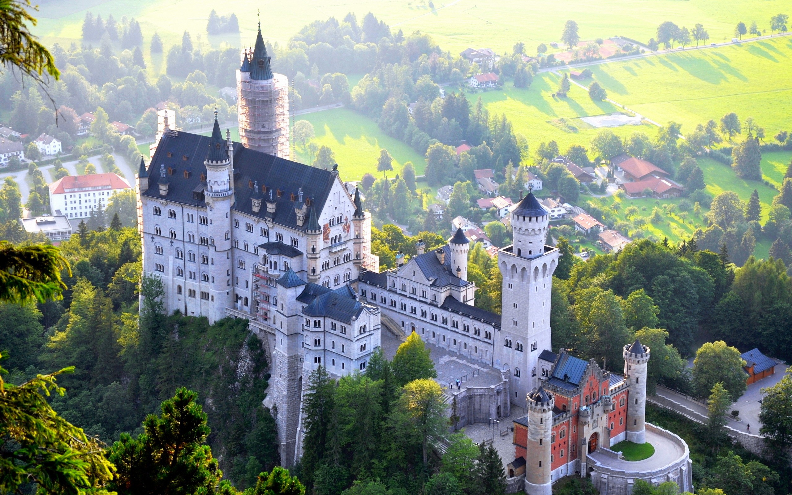 General 2560x1600 Neuschwanstein Castle castle landscape building architecture Germany landmark Europe Bavaria