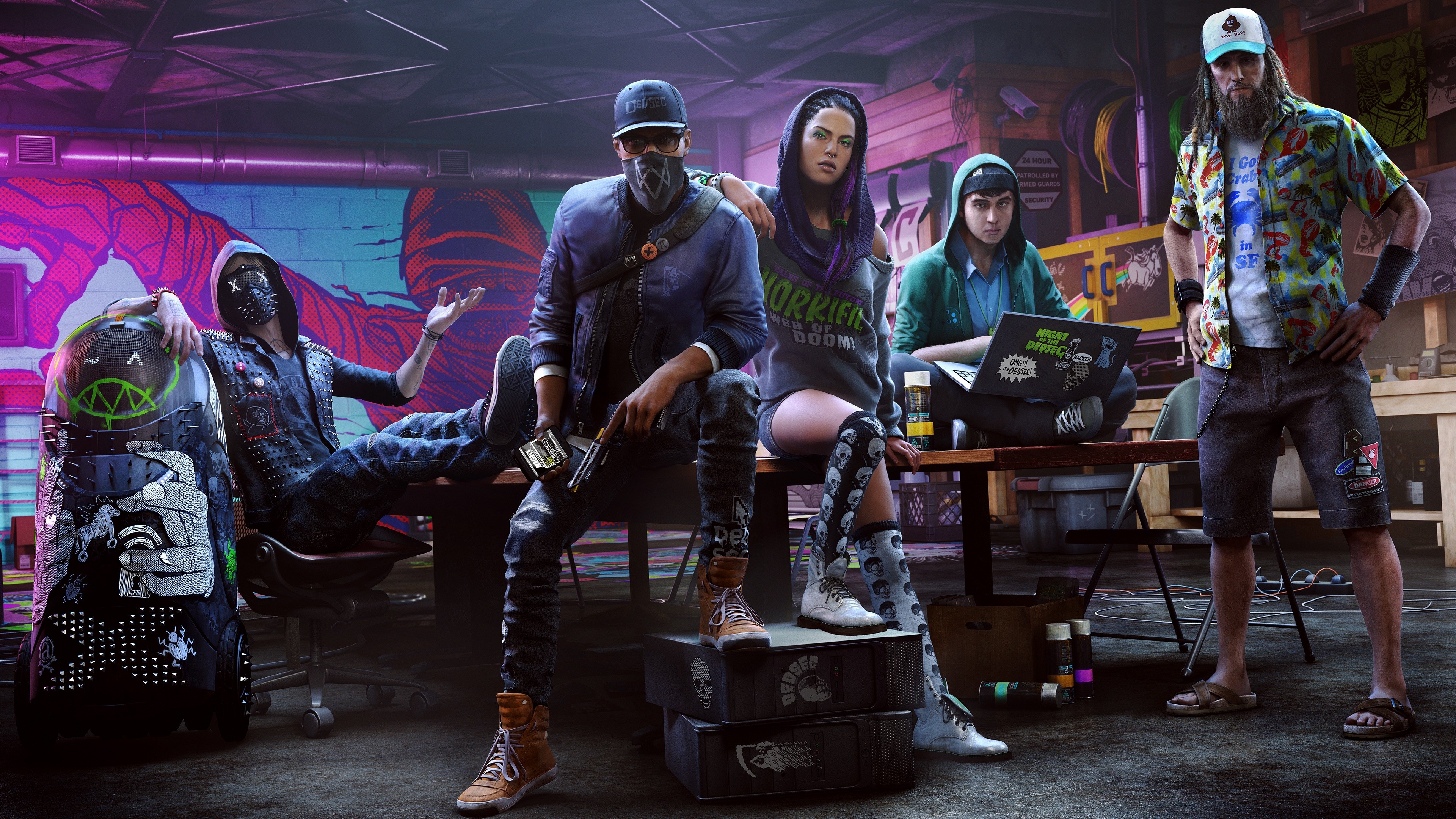 General 3840x2160 Watch_Dogs 2 video games hacking