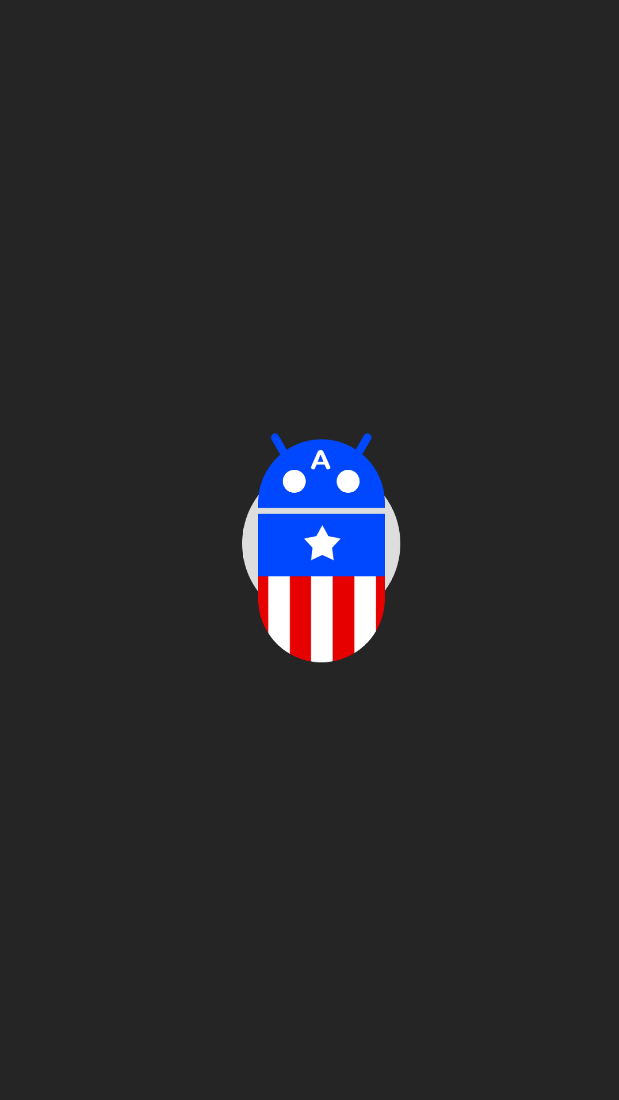 General 1242x2208 minimalism Captain America superhero simple background artwork dark background