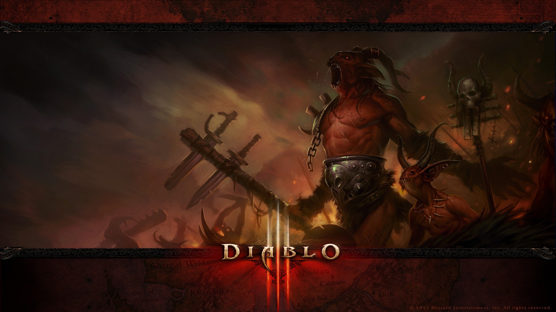 General 1920x1080 Blizzard Entertainment Diablo III 2011 (Year) video games PC gaming creature fantasy art video game art