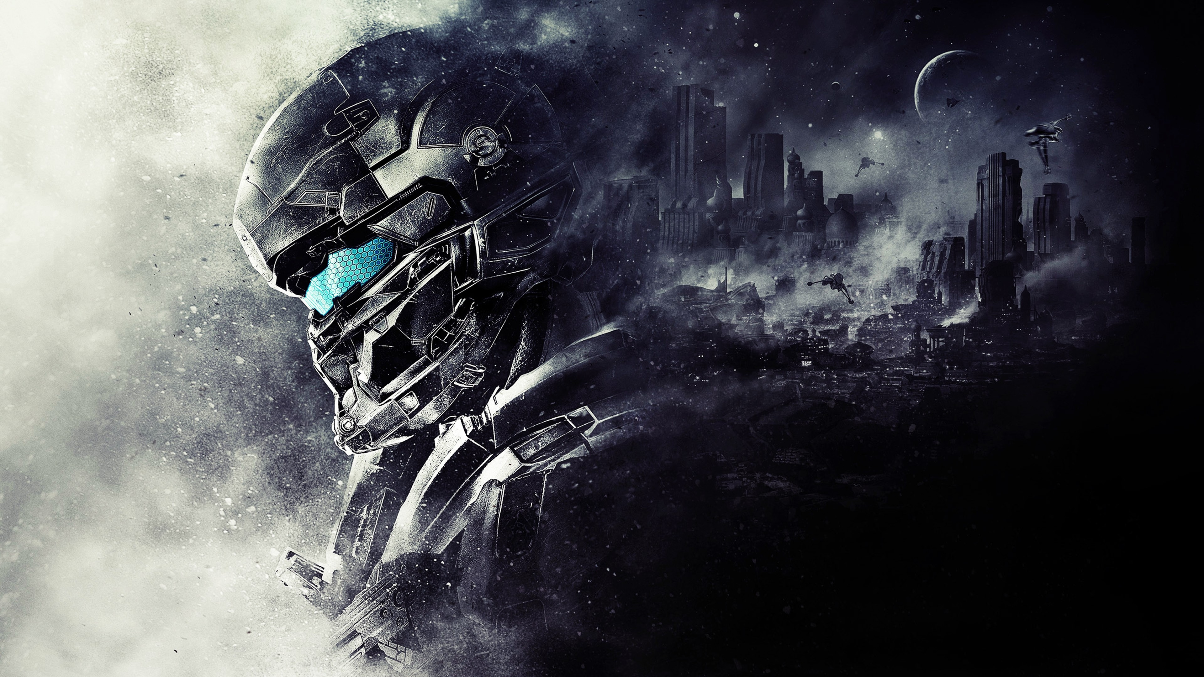 General 3840x2160 Halo 5: Guardians Halo (game) video games video game art science fiction helmet futuristic armor