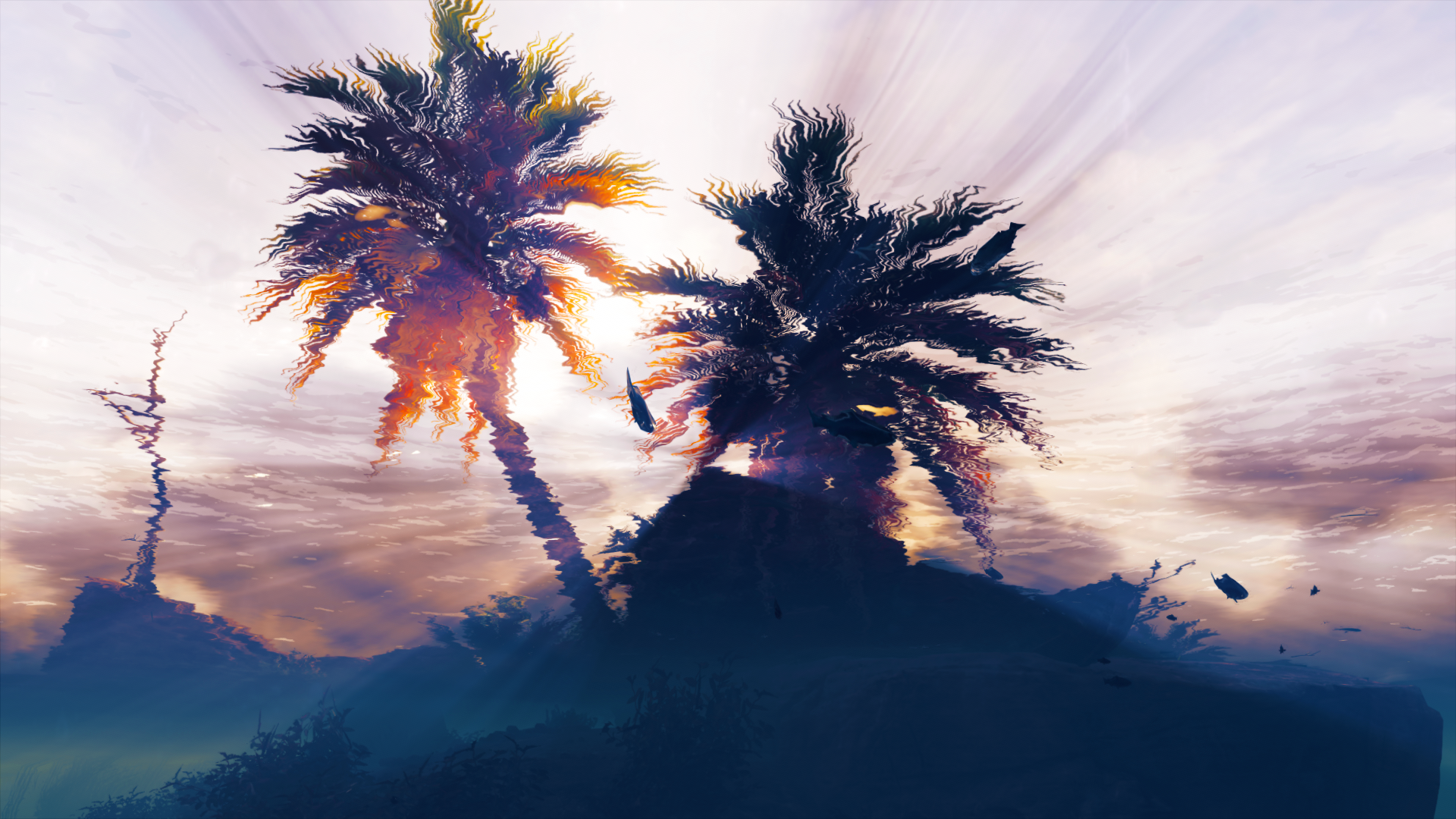 General 1920x1080 video games Assassin's Creed: Origins Assassin's Creed palm trees