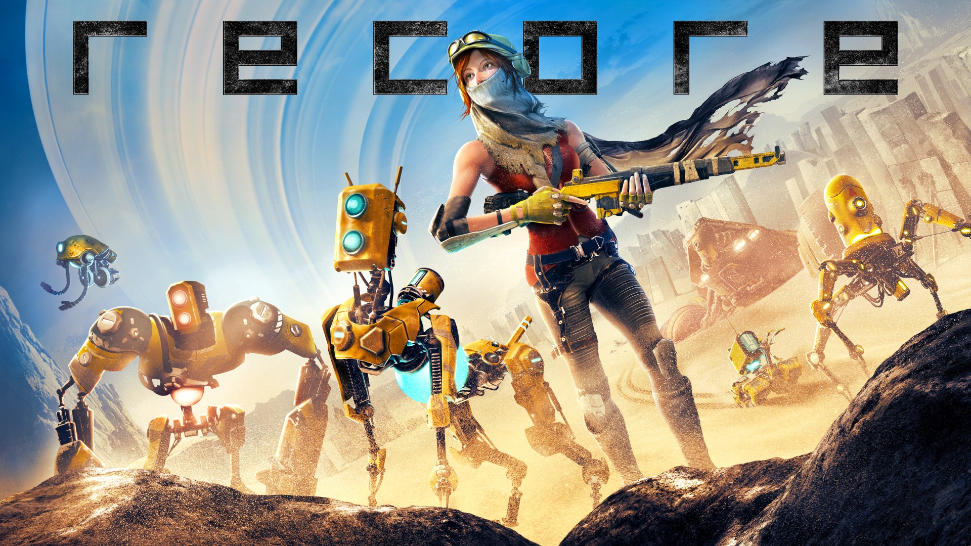 General 1920x1080 ReCore Joule Adams robot weapon video games video game characters Xbox Game Studios