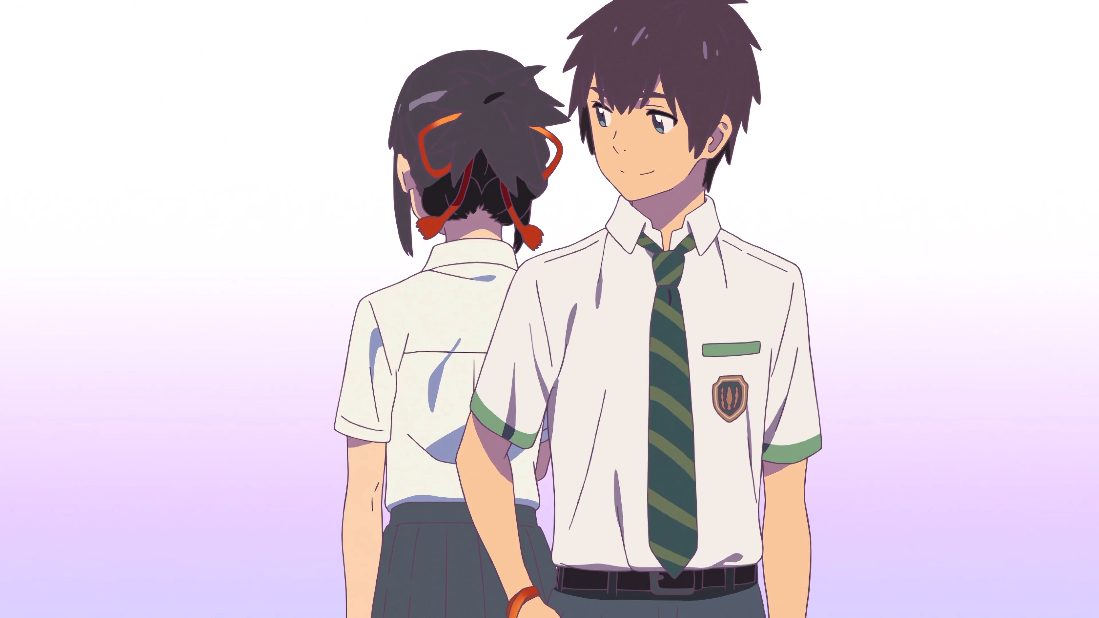 Anime 3840x2160 Makoto Shinkai  Kimi no Na Wa anime boys anime girls