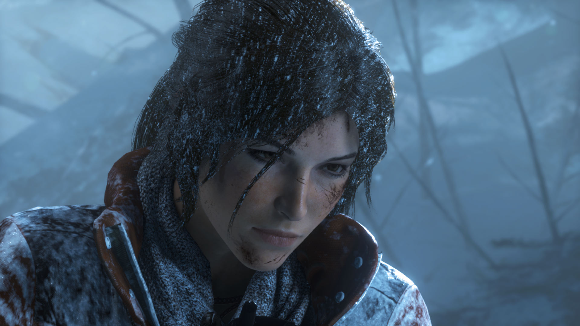 General 1920x1080 Rise of the Tomb Raider Tomb Raider video games screen shot Video Game Heroes Lara Croft (Tomb Raider) cold ice snow video game girls video game characters