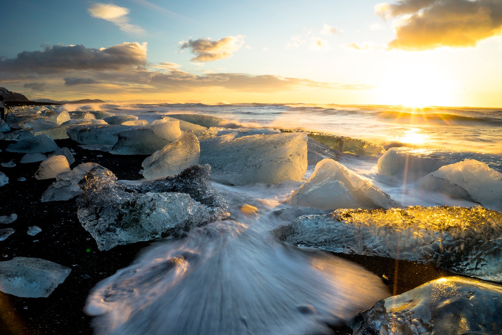 General 1600x1067 nature sunlight long exposure ice beach sea cold outdoors sky