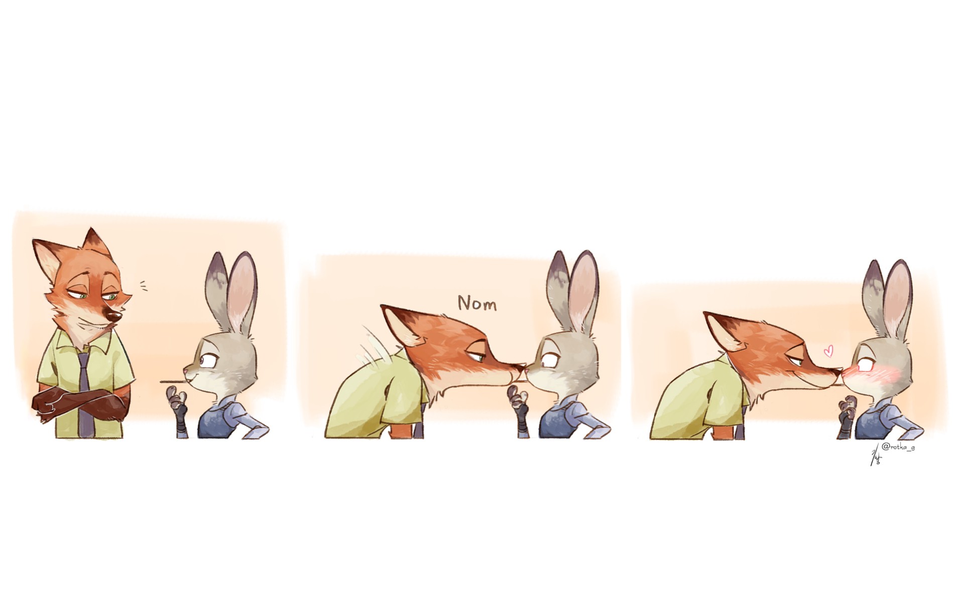 General 1900x1200 Judy Hopps Nick Wilde sketches simple background movies fan art animated movies white background Anthro