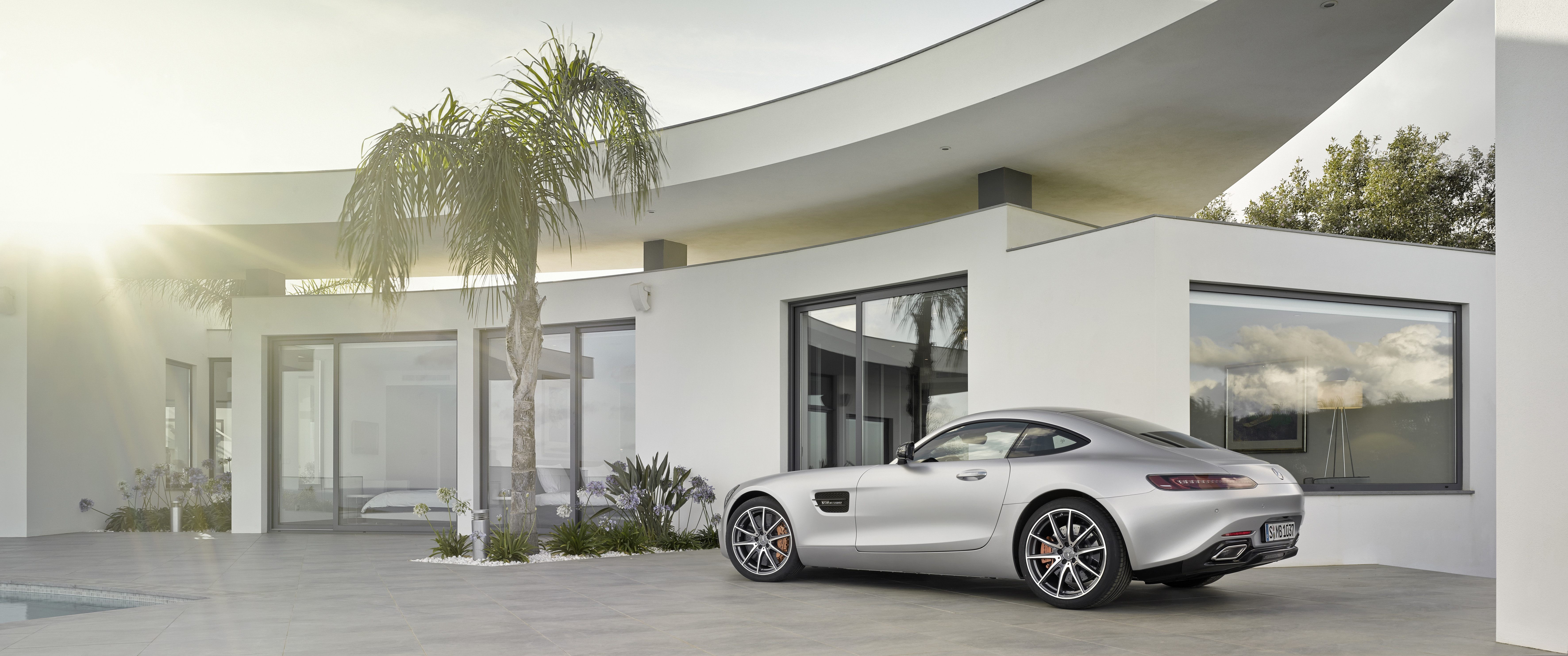 General 7087x2968 car vehicle silver cars house numbers Mercedes-AMG GT Mercedes-Benz German cars Grand Tour