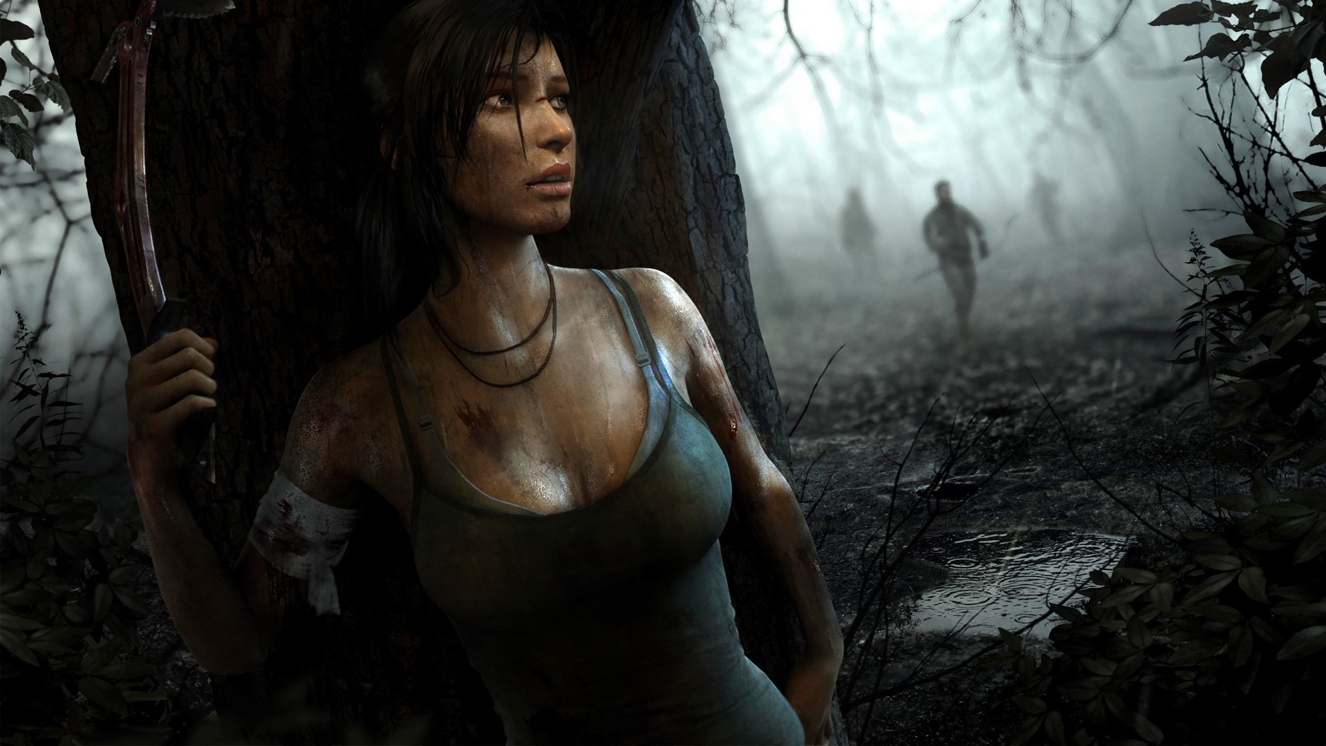 General 1920x1080 Tomb Raider Tomb Raider (2013) Lara Croft (Tomb Raider) video games PC gaming dirt wounds blood Climbing Hooks video game characters video game girls bandages Fear (People) Crystal Dynamics