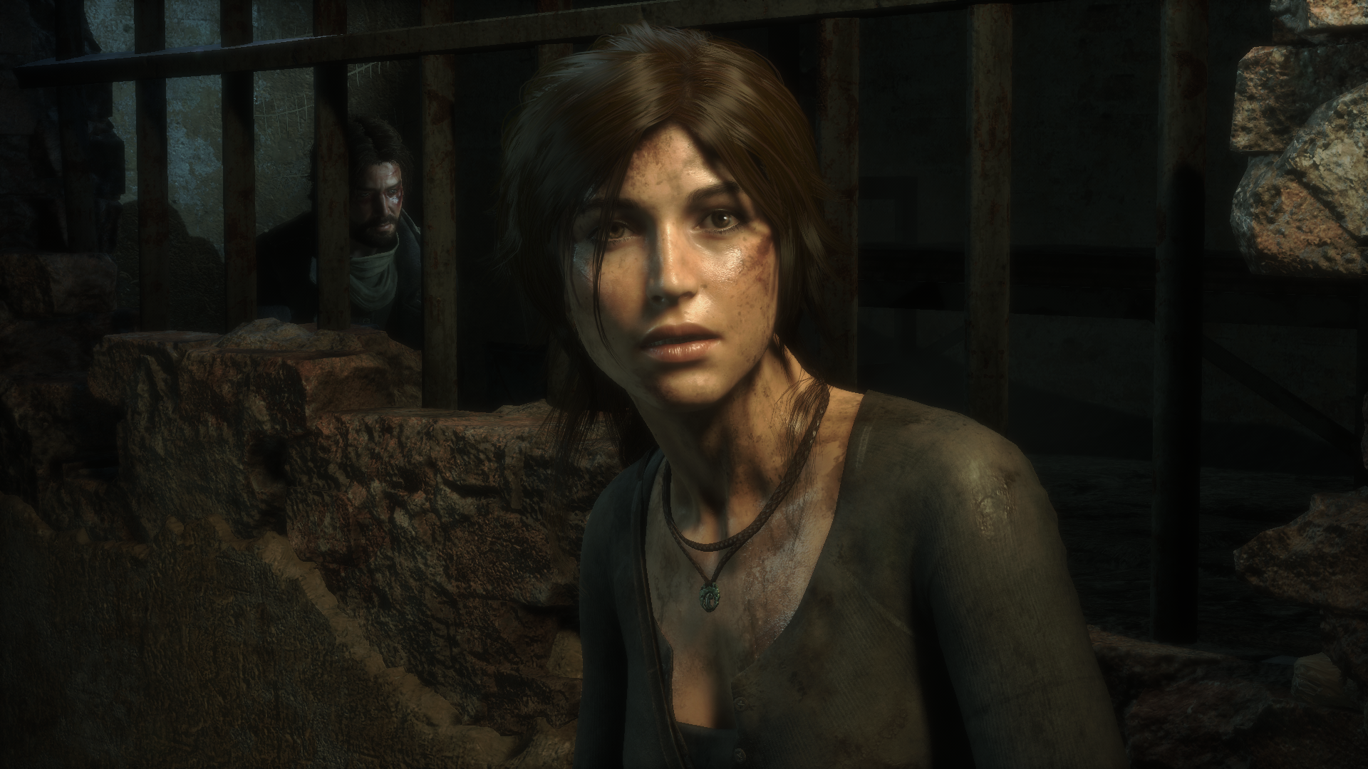 General 1920x1080 Rise of the Tomb Raider Tomb Raider screen shot video games Lara Croft (Tomb Raider) hair in face video game characters video game girls