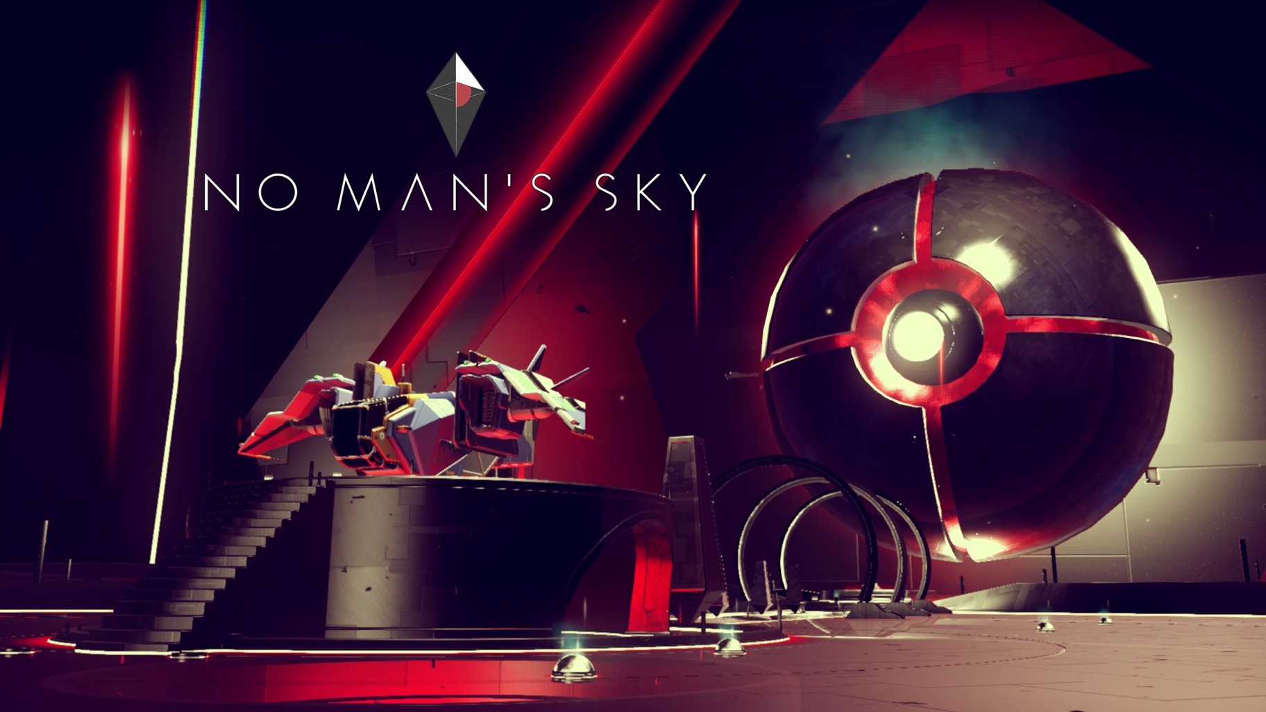 General 1824x1026 No Man's Sky video games video game art red