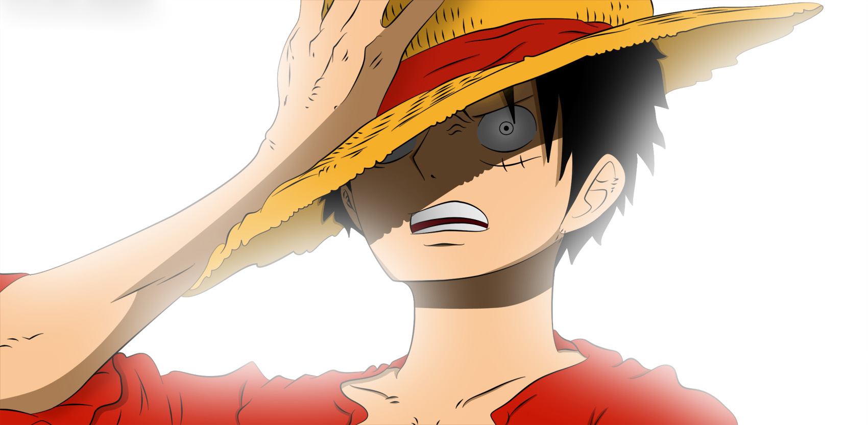 Anime 1700x833 anime One Piece anime boys hat
