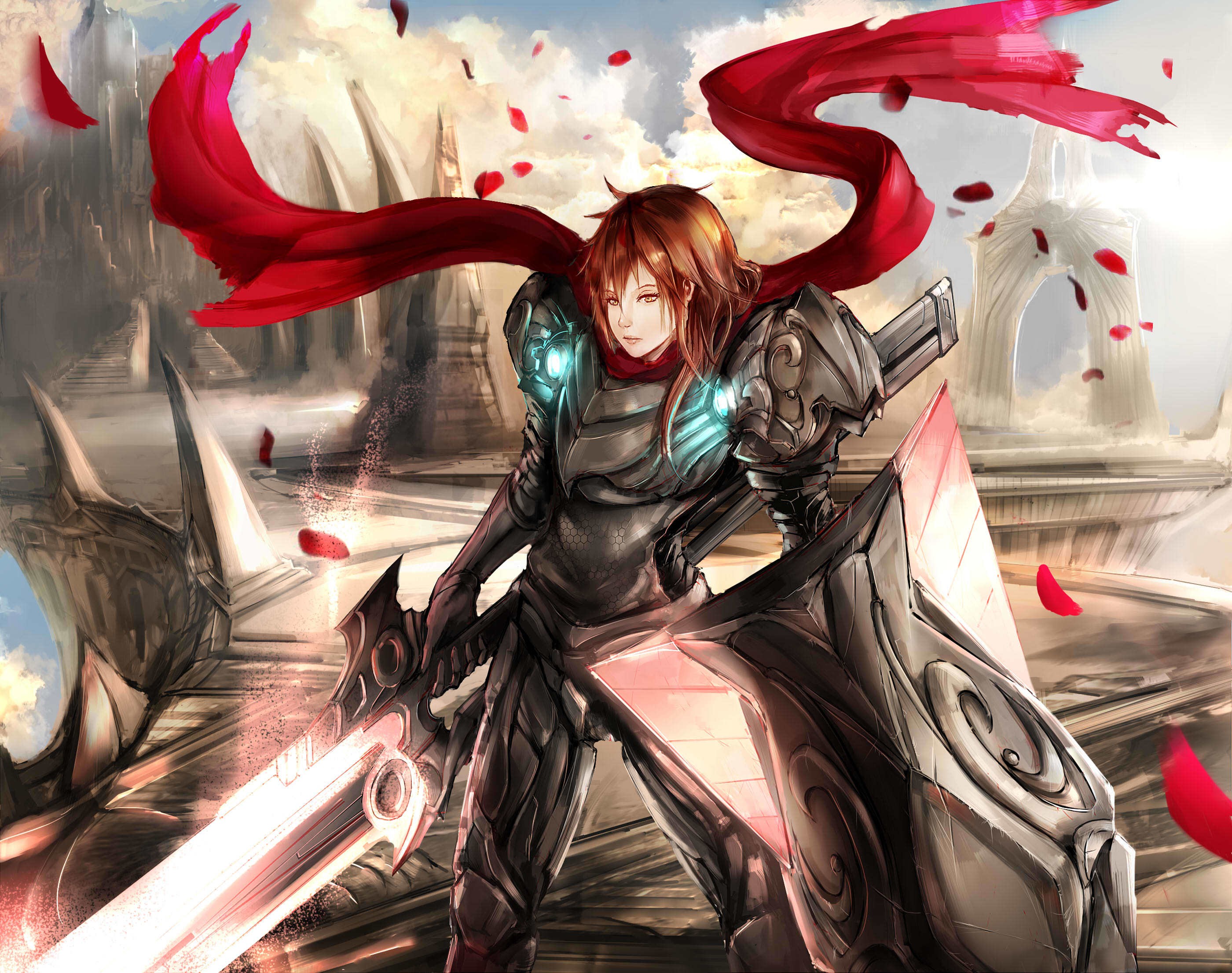 General 2800x2211 fantasy art warrior fantasy girl armor