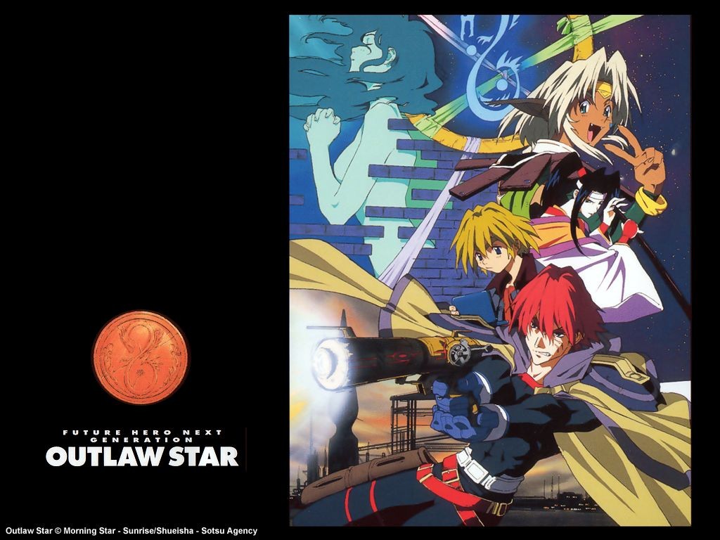 Anime 1024x768 anime Outlaw Star anime boys gun