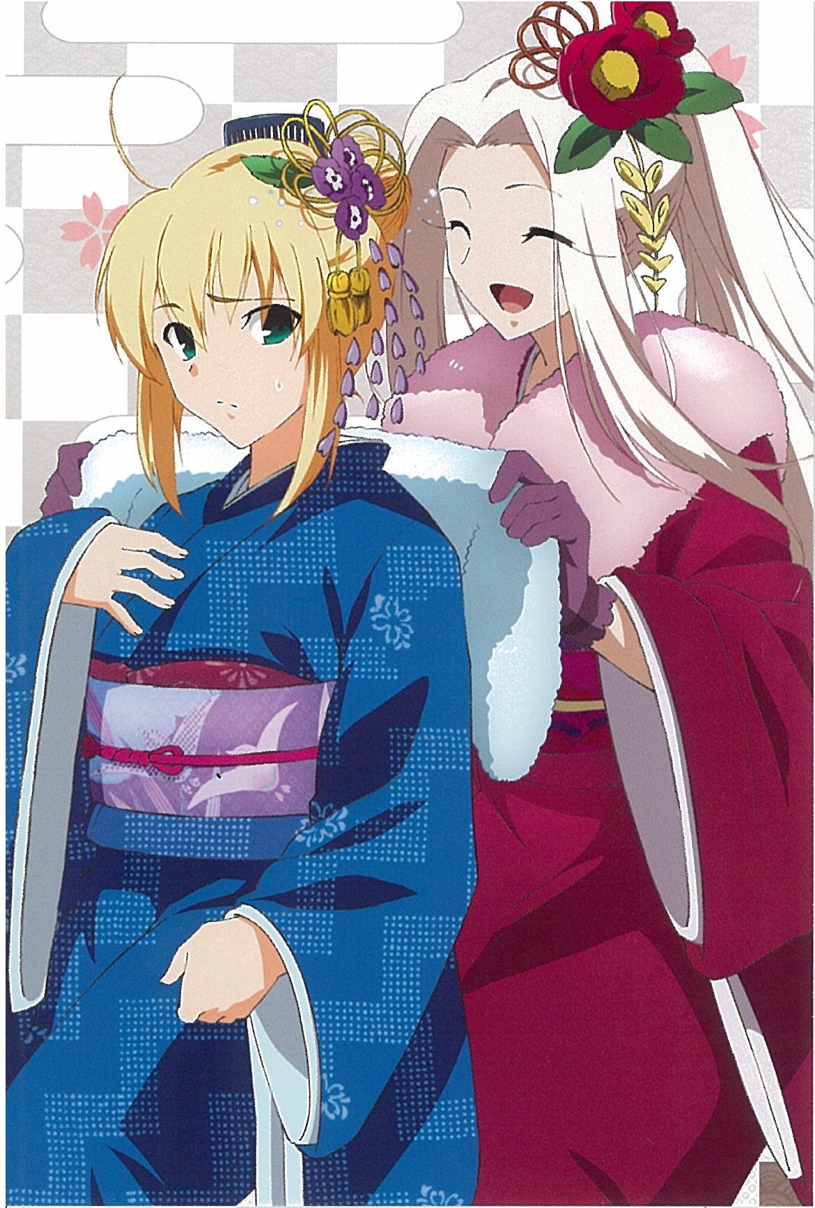 Anime 1170x1734 Fate series Fate/Zero anime girls Irisviel von Einzbern Saber