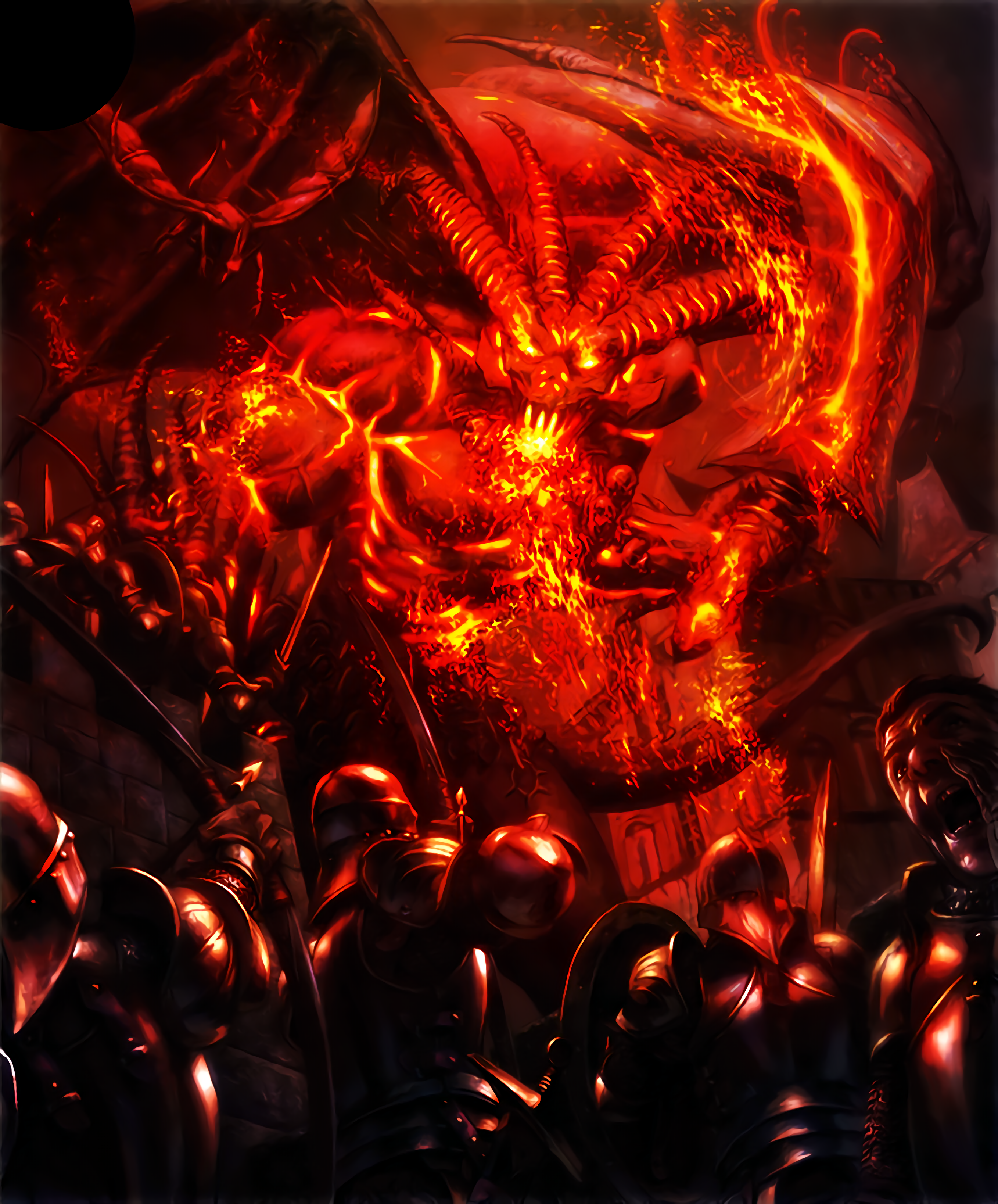 Anime 2716x3276 Shingeki no Bahamut Magma Demon (Shingeki no Bahamut) demon