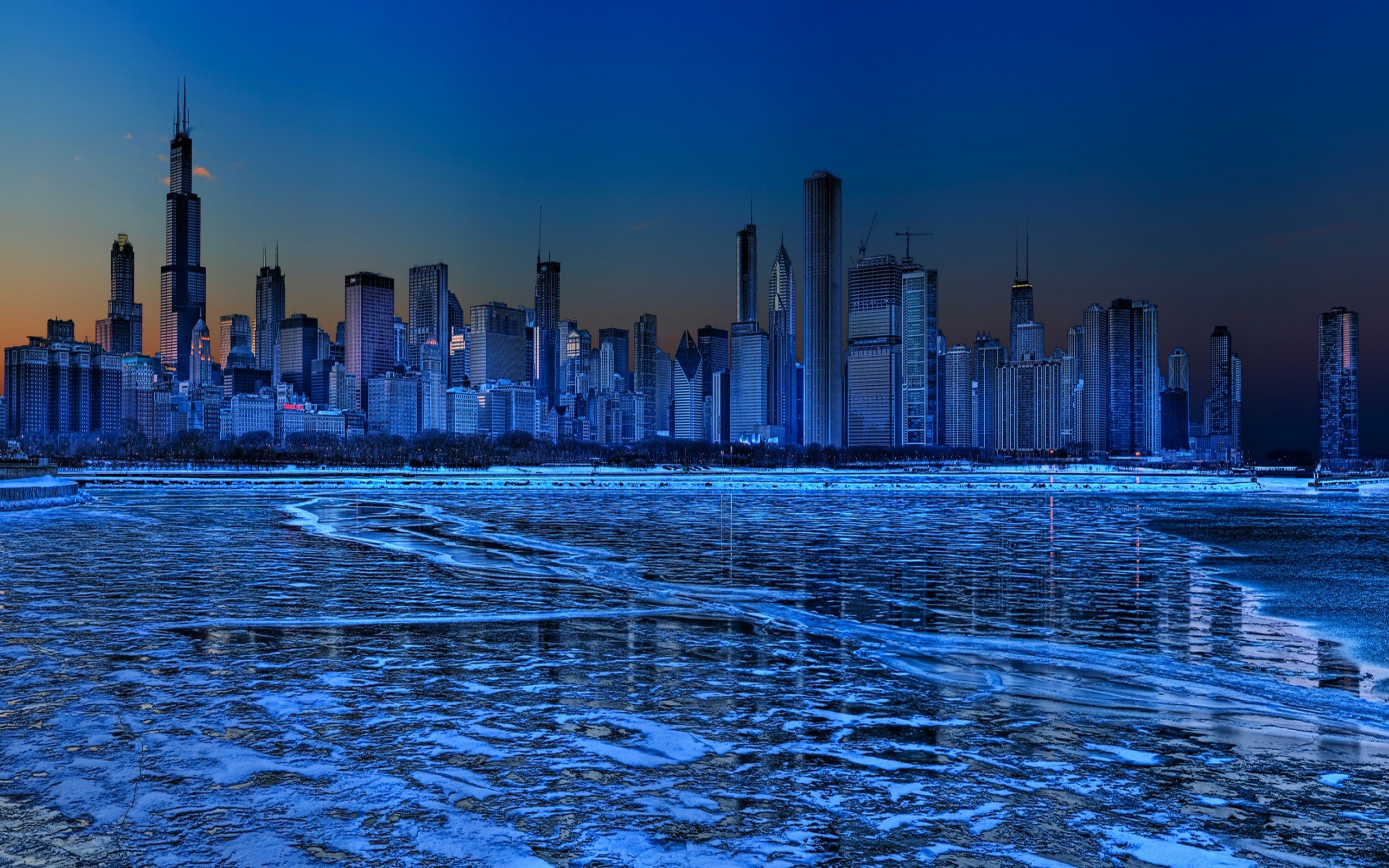 General 2560x1600 HDR building cityscape blue Chicago USA