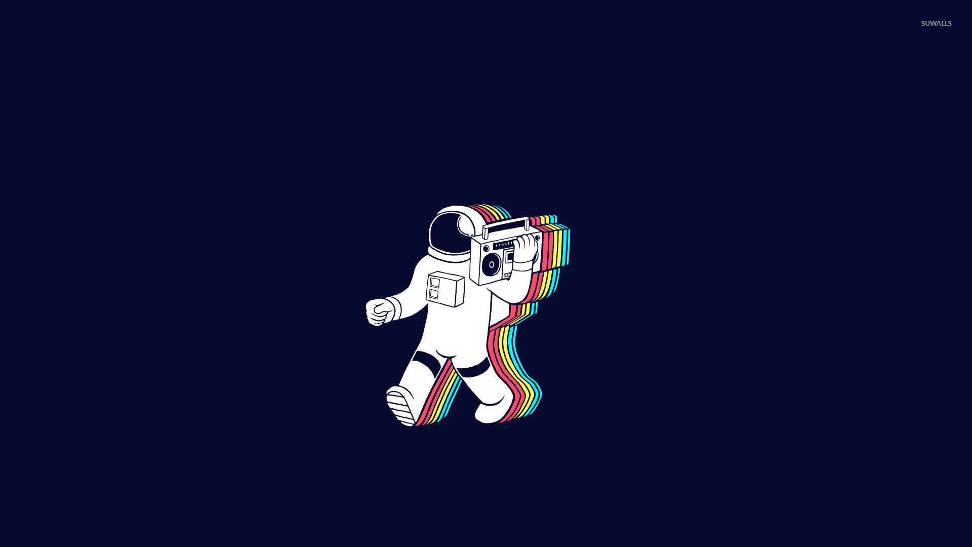 General 1920x1080 minimalism astronaut humor