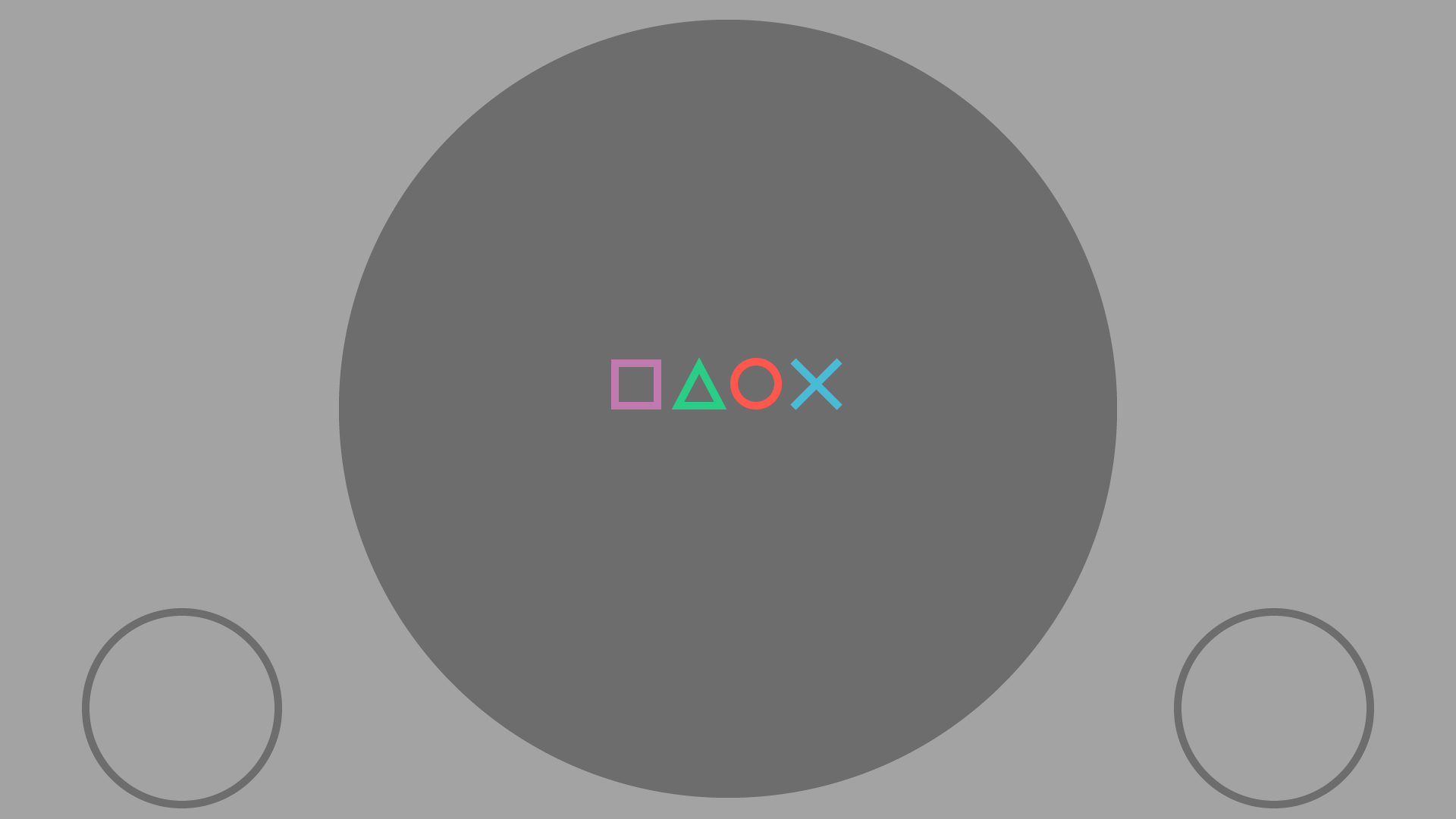 General 1920x1080 PlayStation Adobe Illustrator Sony gray minimalism video games