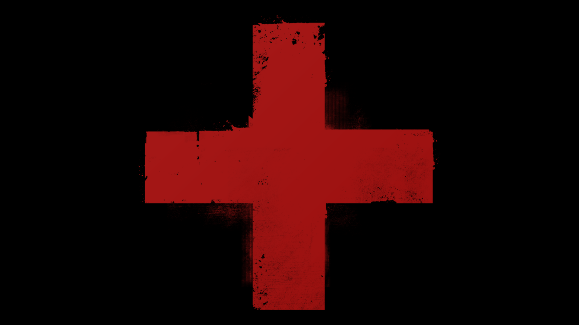 General 1920x1080 red cross cross red hospital black background