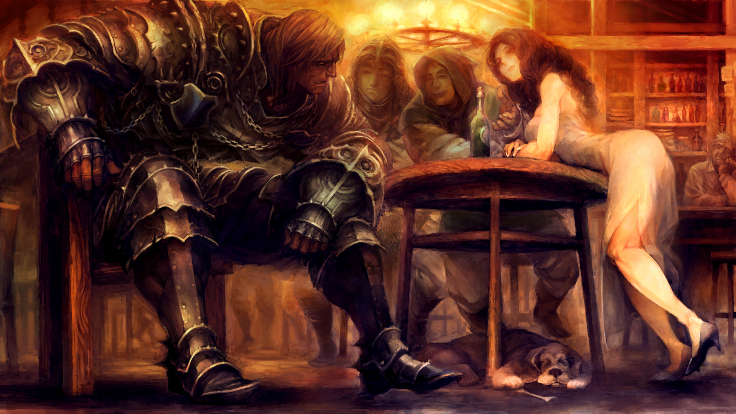 General 2560x1440 Dragon's Crown fantasy art knight fictional character video games video game characters