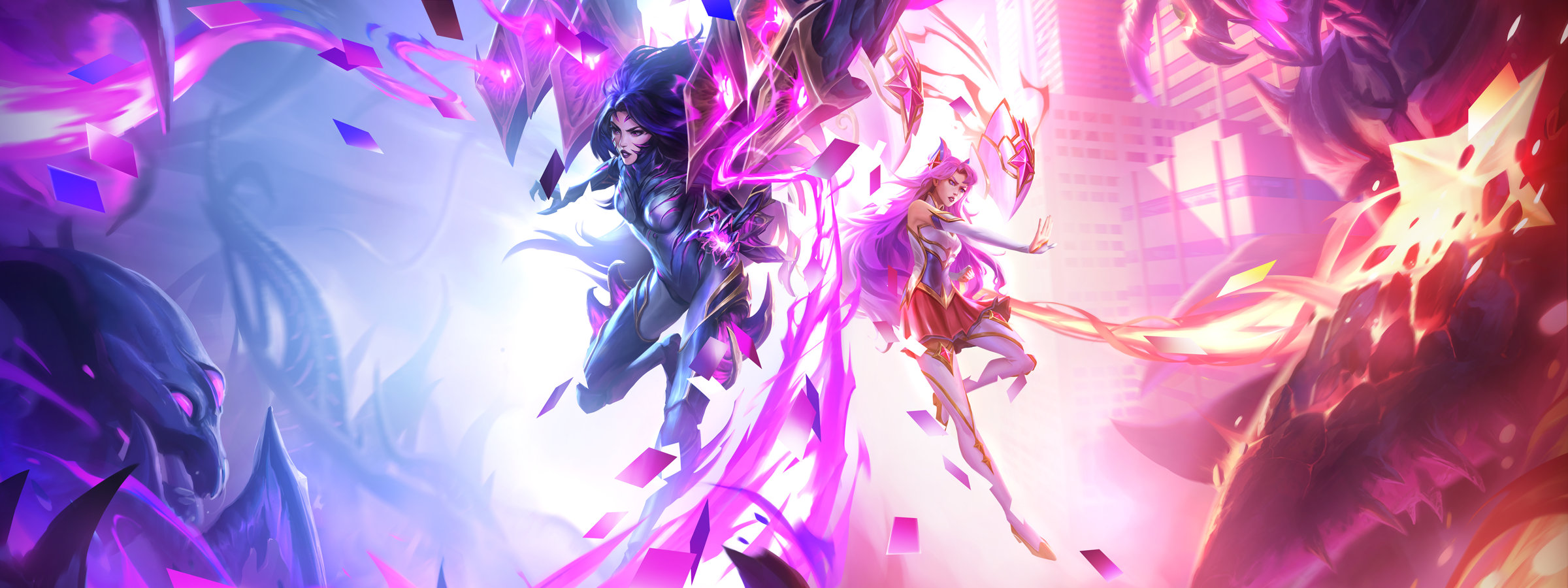 Anime 2400x900 League of Legends Star Guardian video games video game art video game characters