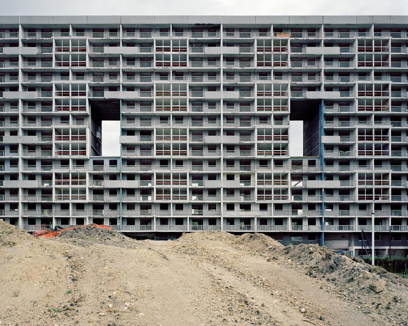 General 1350x1080 architecture building block of flats Brutalism balcony construction site concrete dirt