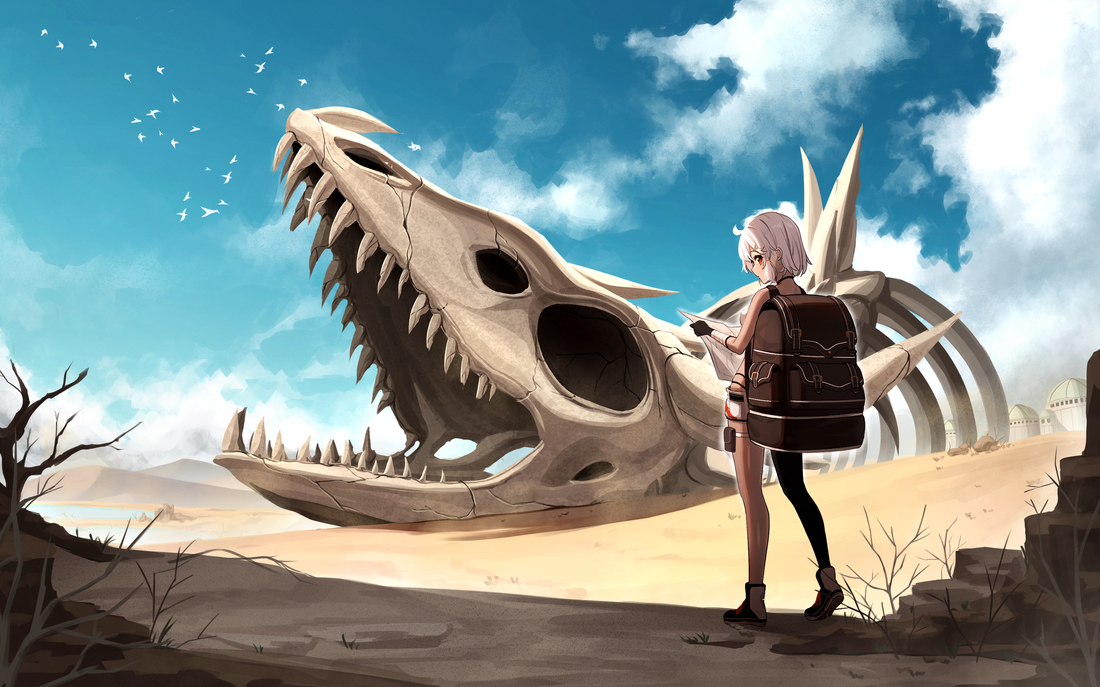 Delusional Desert - A Dreamy Anime Artwork