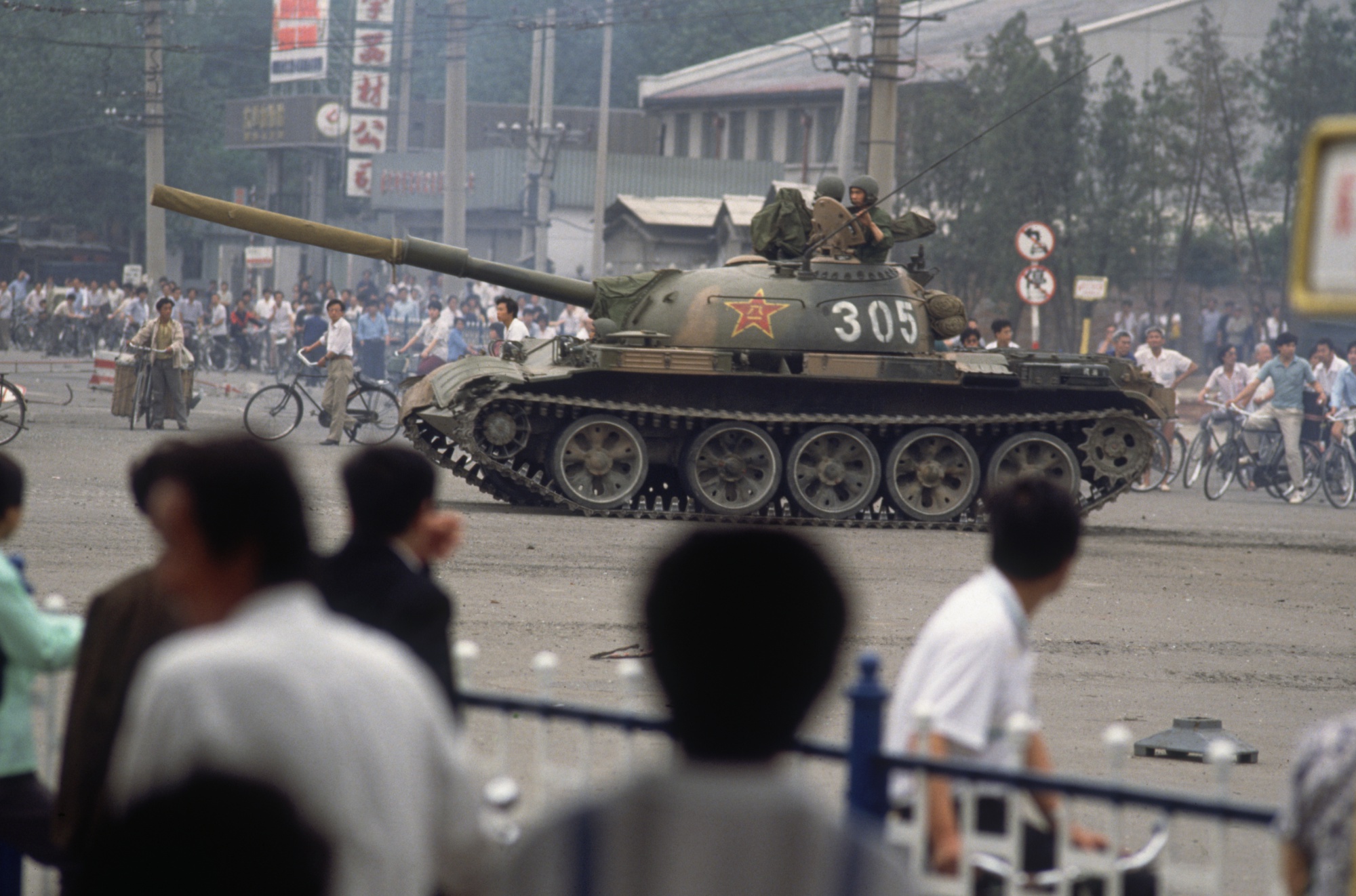 People 2000x1322 Beijing China people freedom Tiananmen Square crowds protestors group of people 1989 (year) tank Chinese Army soldier