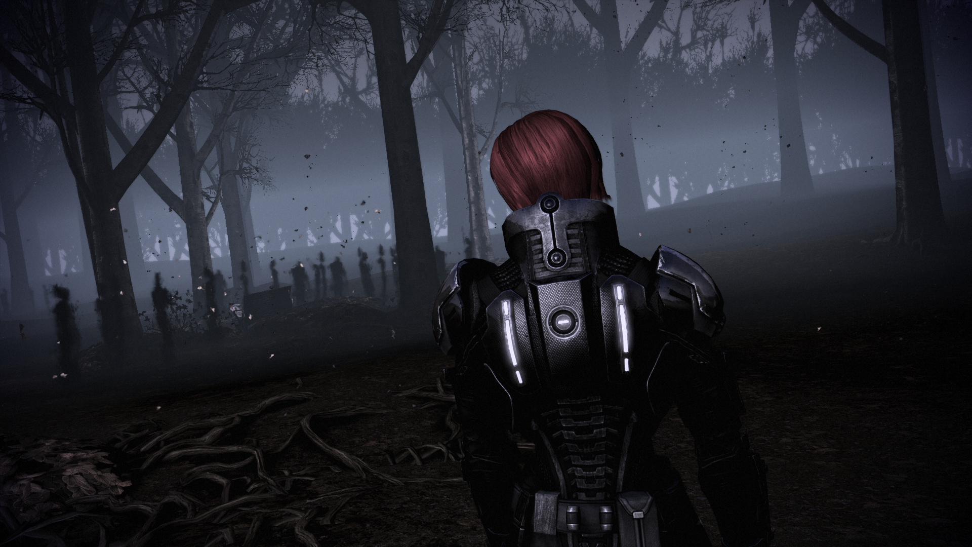 General 1920x1080 Mass Effect: Legendary Edition Commander Shepard CGI video games women screen shot armor video game characters trees forest