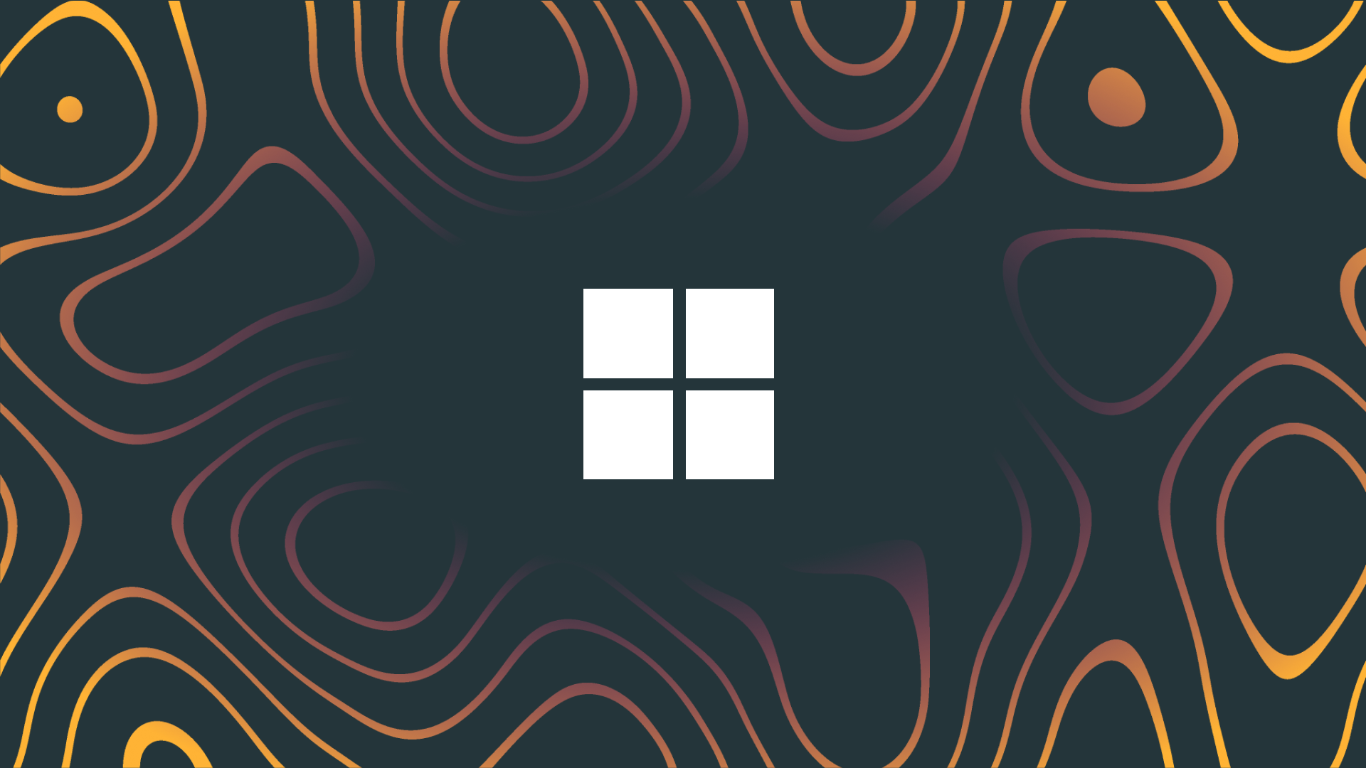 General 1920x1080 Windows 11 gradient digital art topography Microsoft Windows logo ripples minimalism