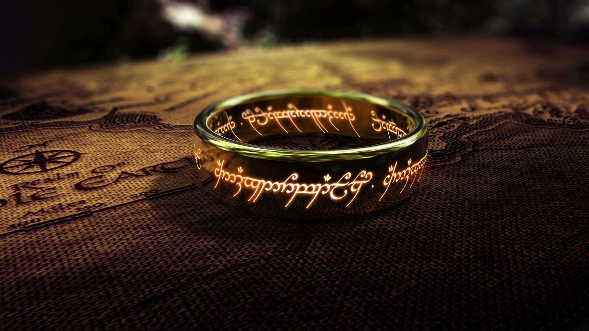 General 1920x1080 The One Ring The Lord of the Rings fantasy art movies rings
