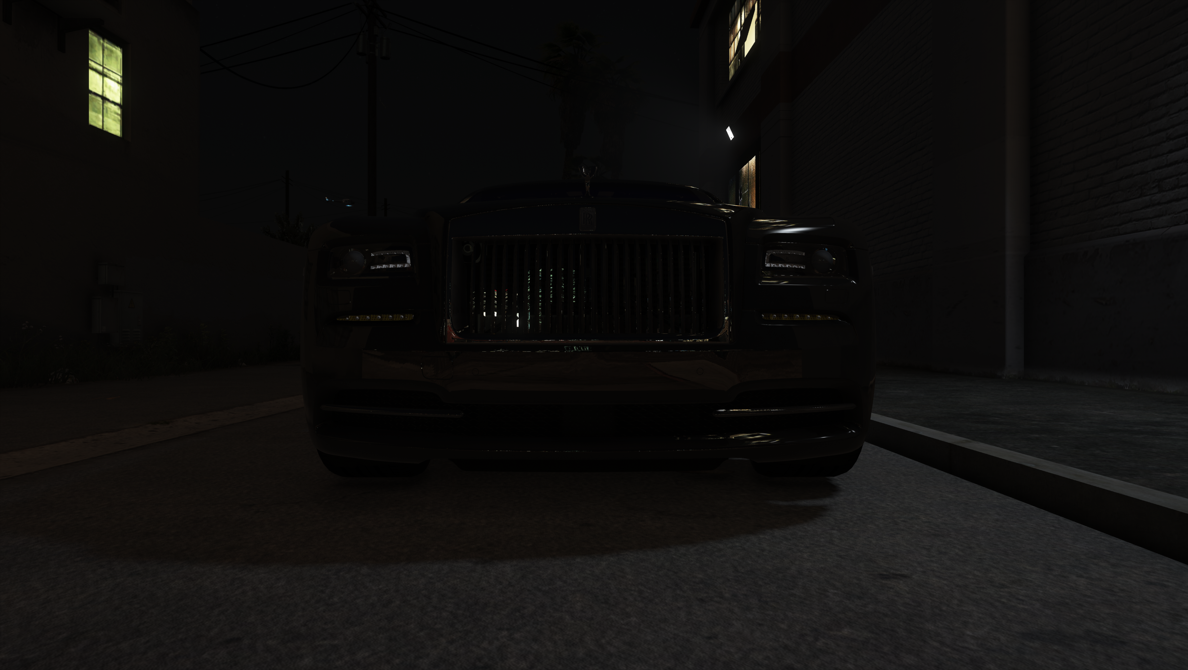 General 3828x2160 Rolls-Royce black cars Grand Theft Auto V Grand Theft Auto car vehicle video games PC gaming screen shot