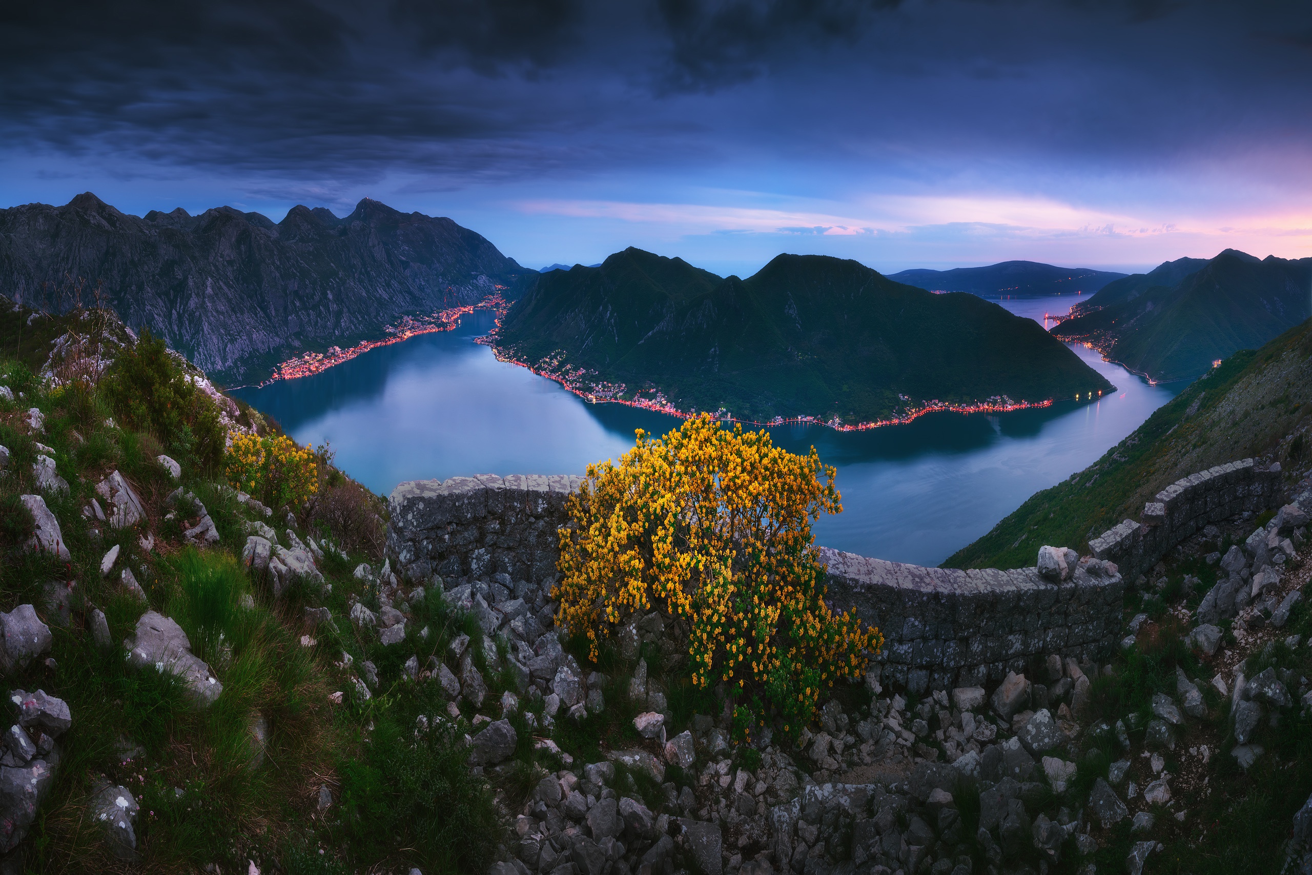 General 2560x1707 river landscape plants sky panorama Montenegro