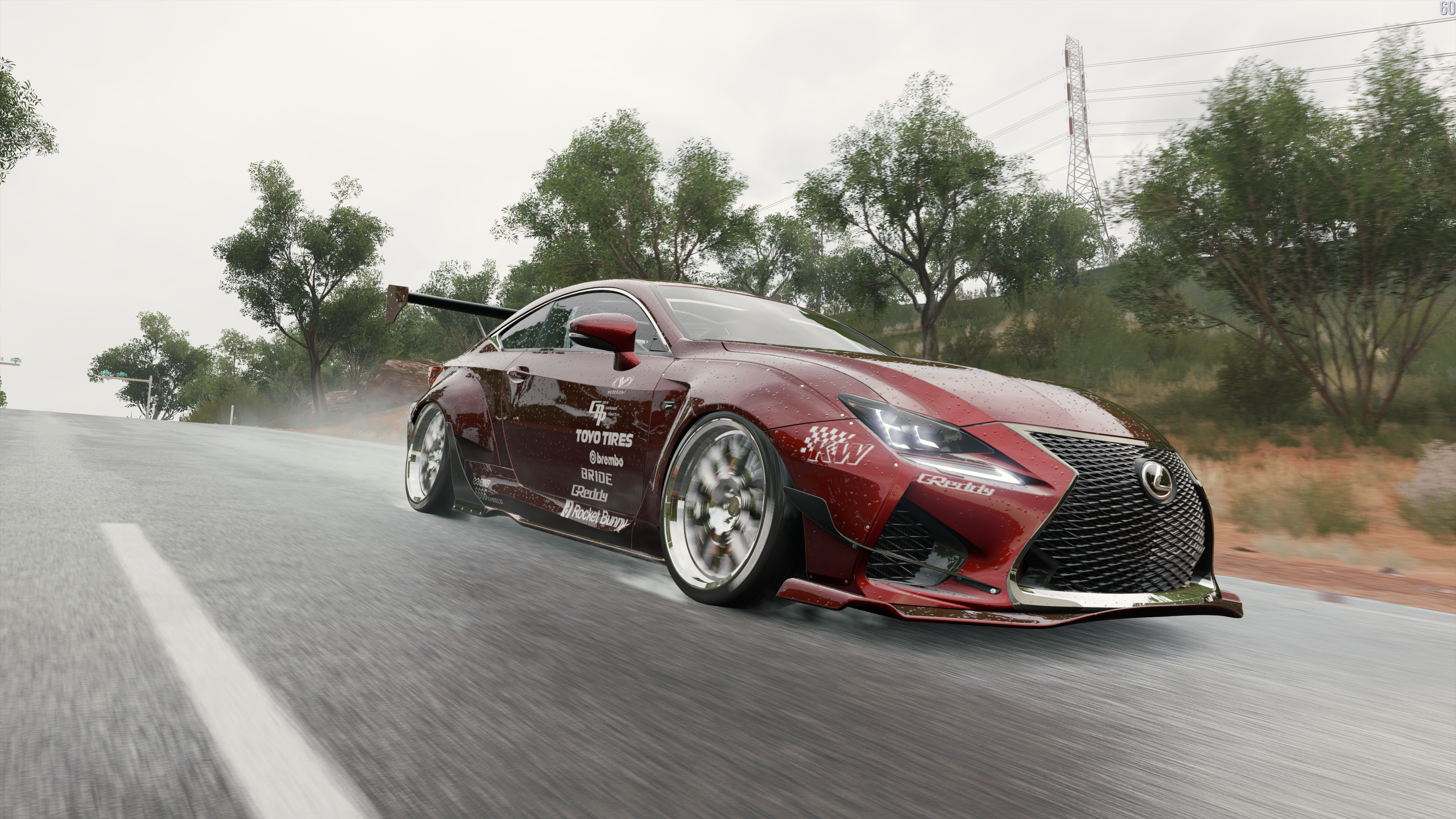 General 3840x2160 Forza Horizon 3 widebody Turn 10 Studios video games car racing red cars vehicle