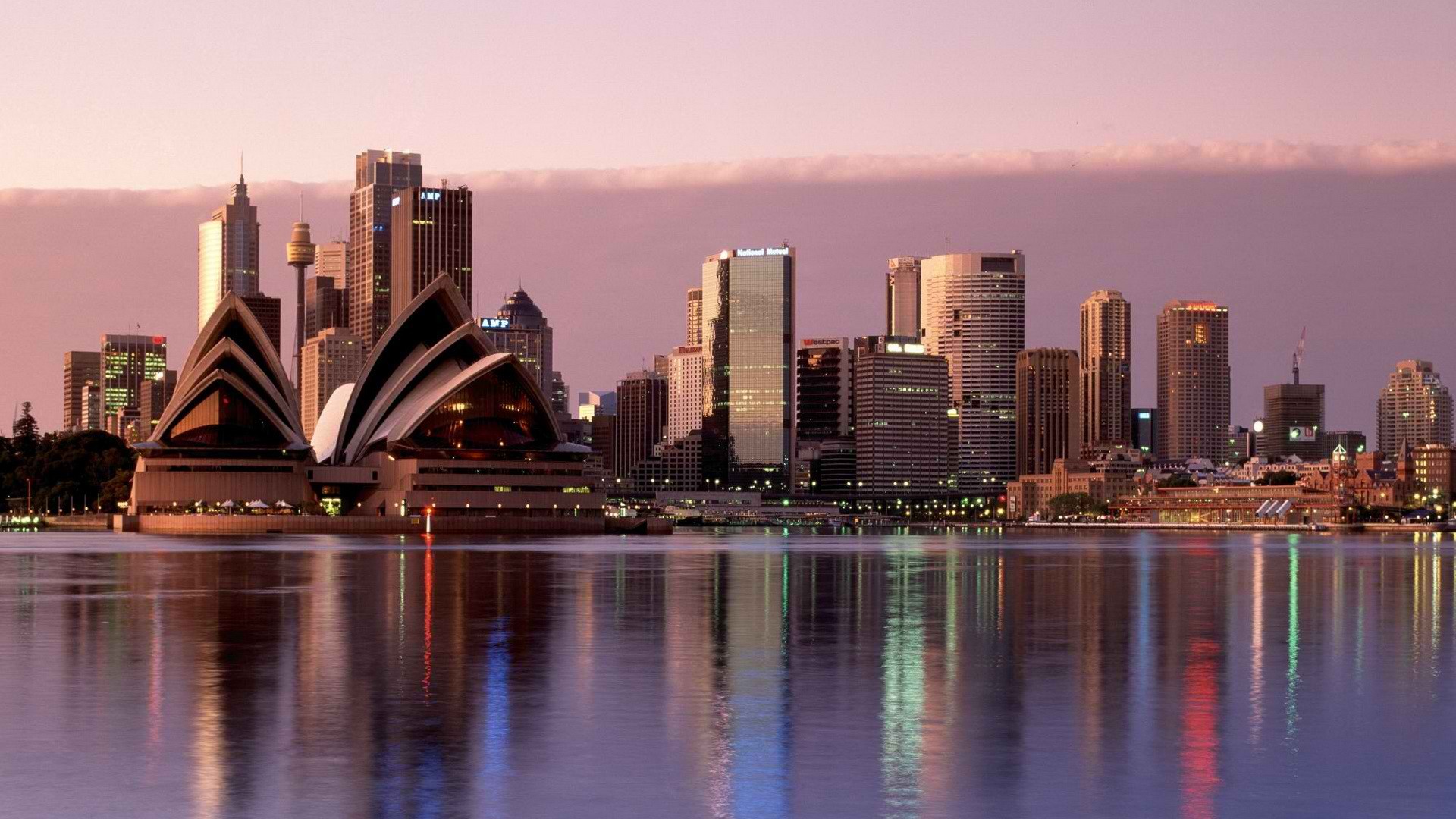 General 1920x1080 Sydney Sydney Opera House skyscraper city cityscape Australia Oceania landmark