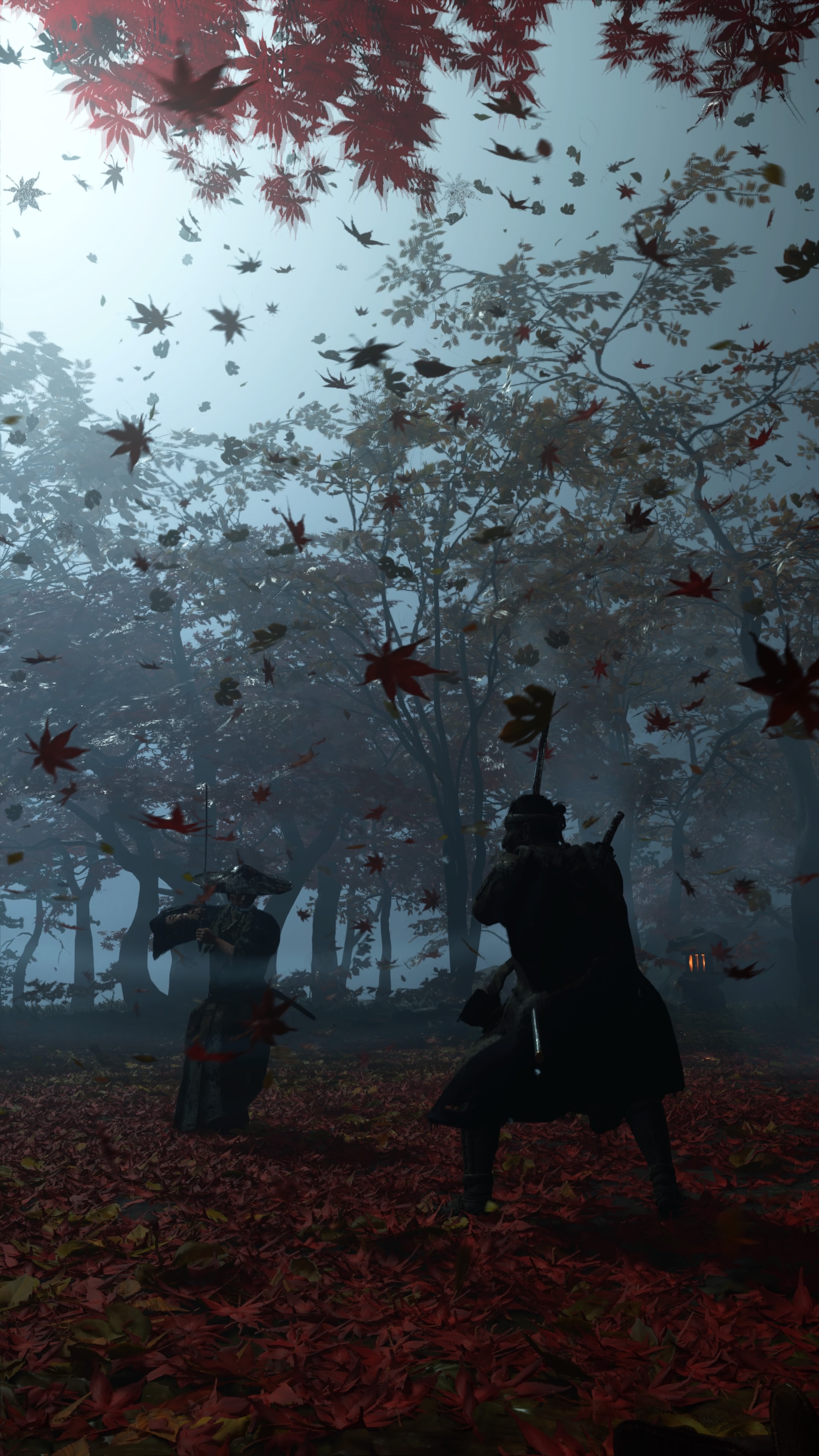 General 2160x3840 Ghost of Tsushima  video games maple leaves portrait display samurai katana Playstation 4 Pro Jin Sakai video game characters Sucker Punch Productions Activision