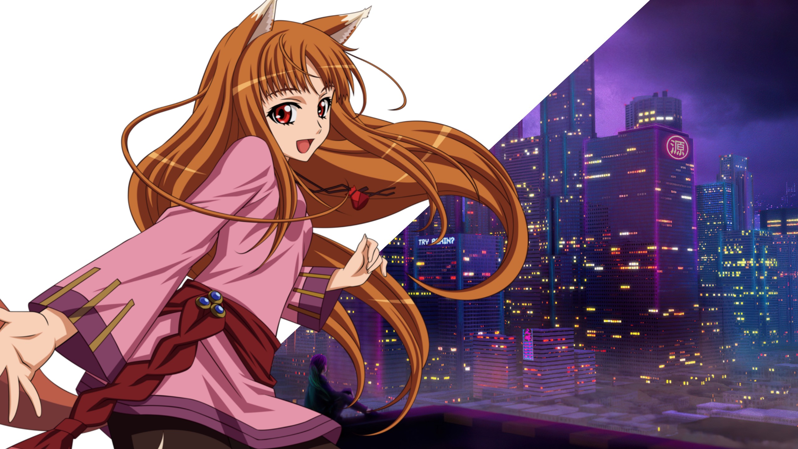 Anime 2560x1440 Spice and Wolf Holo (Spice and Wolf) anime girls anime