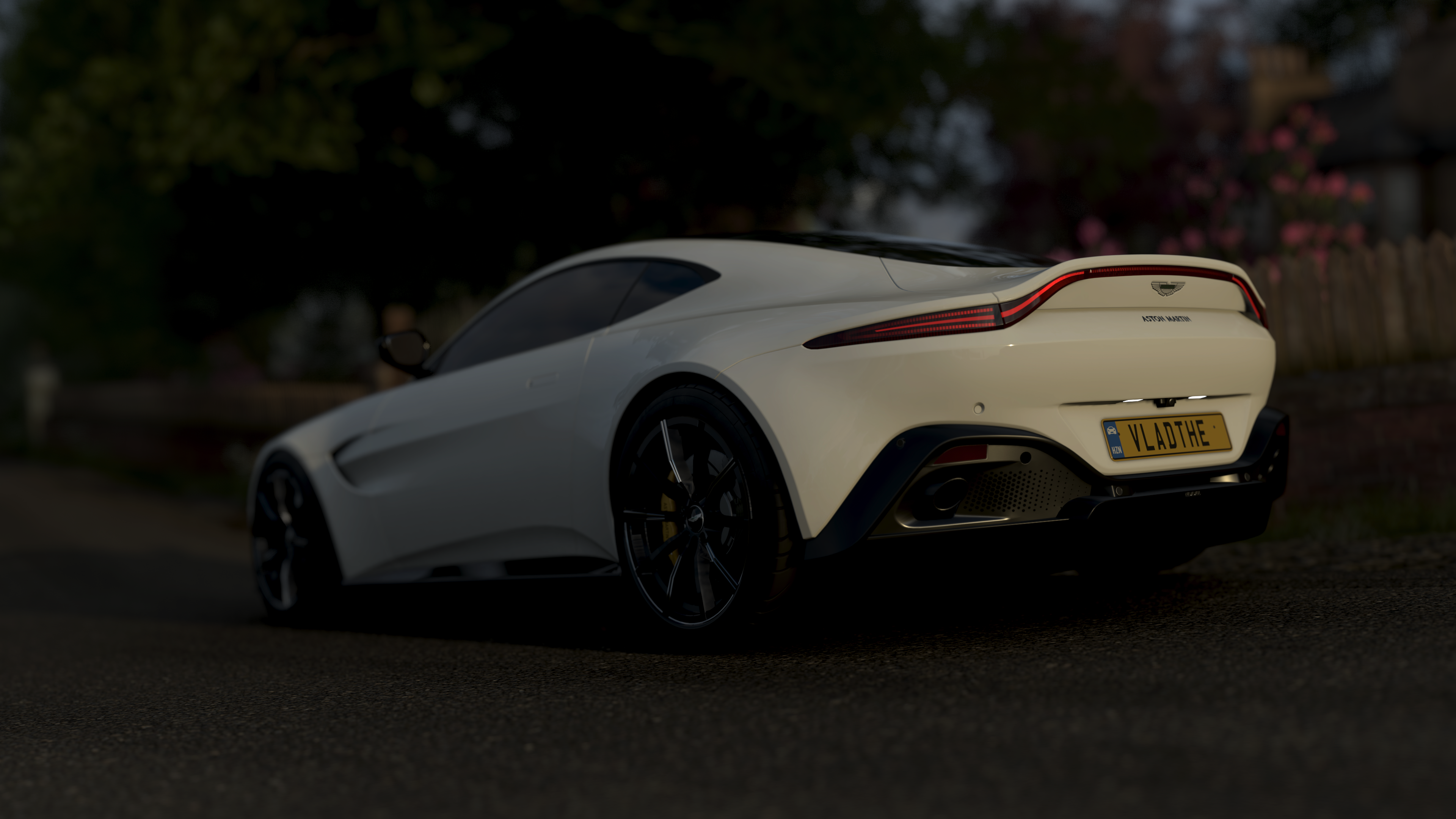 General 3840x2160 Forza Forza Horizon 4 video games car Aston Martin screen shot white cars vehicle