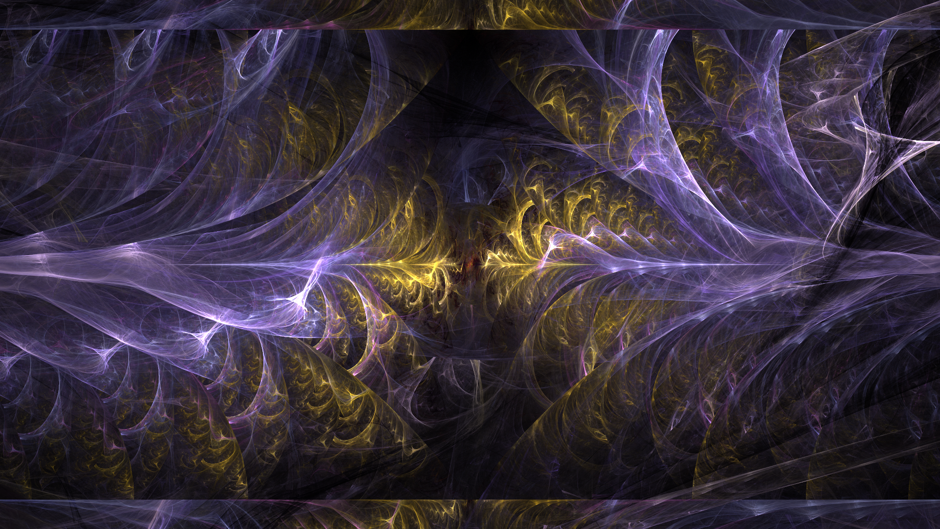 General 1920x1080 abstract fractal dark purple gold