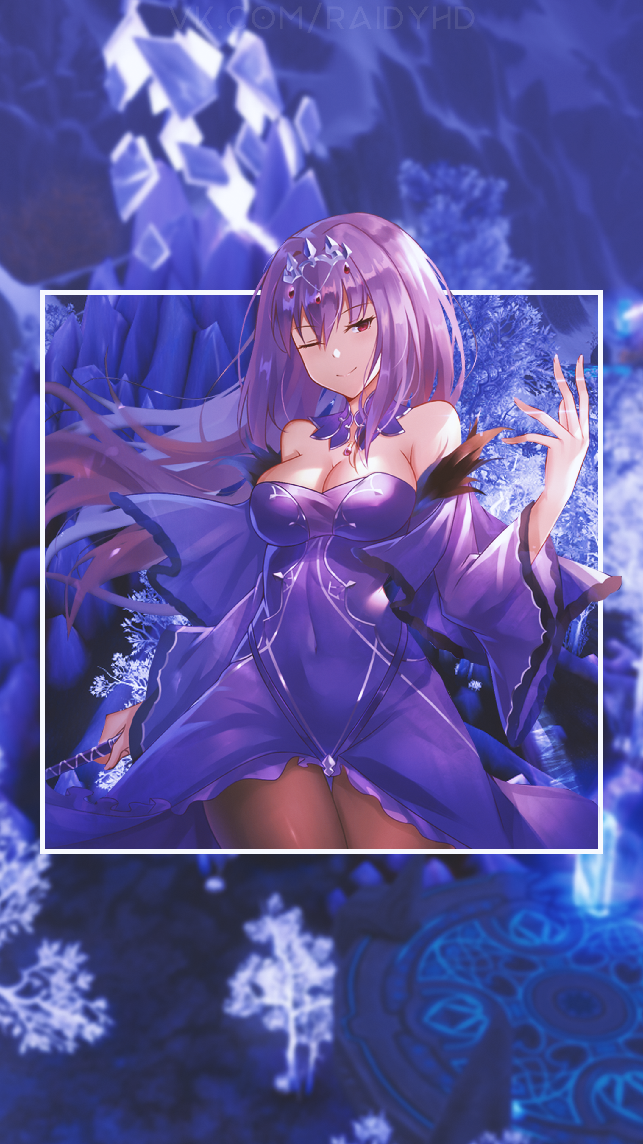Anime 2160x3840 anime girls picture-in-picture anime Scathach Fate/Grand Order