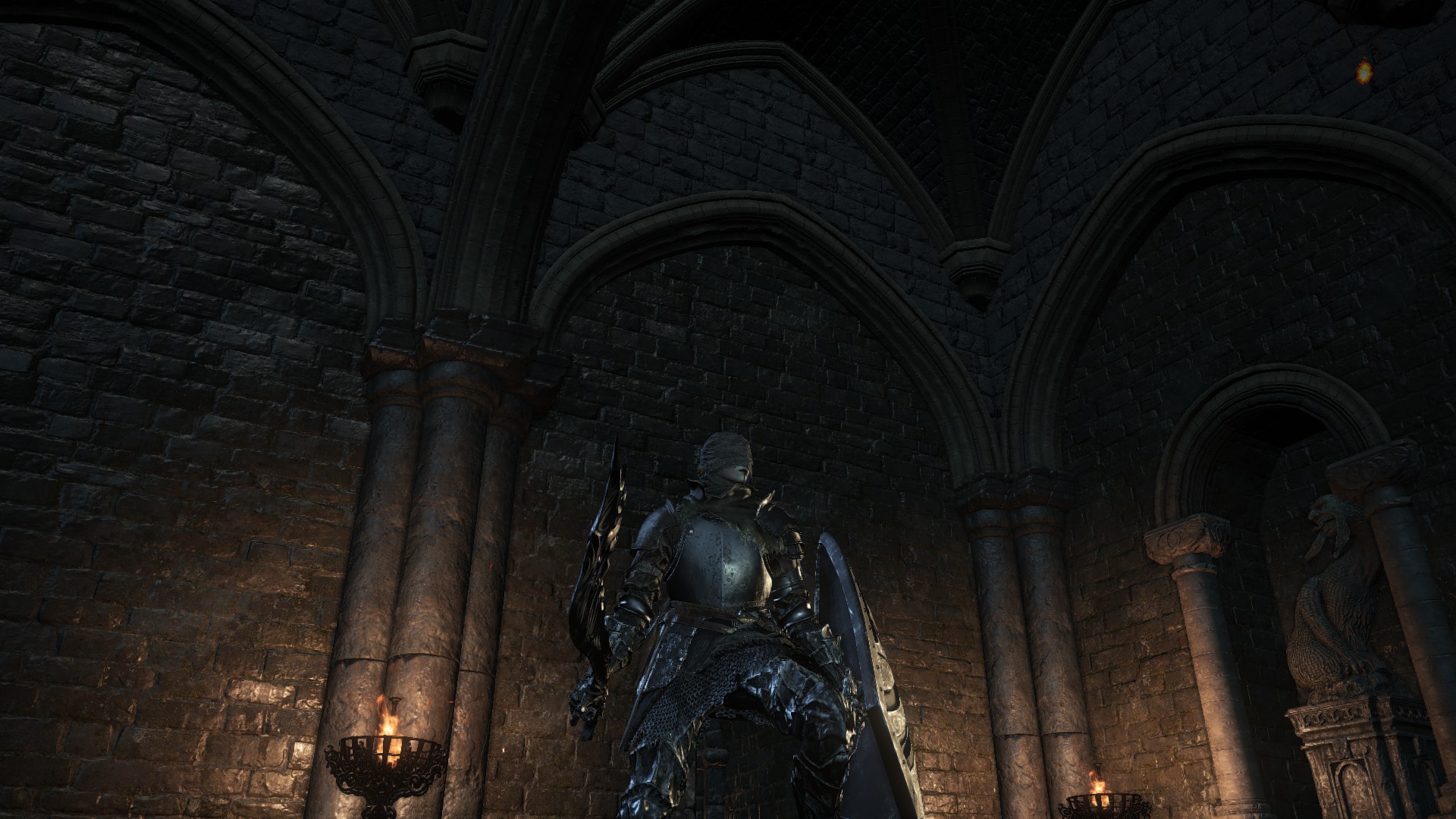 General 1920x1080 Dark Souls video games sword girl in armor screen shot From Software